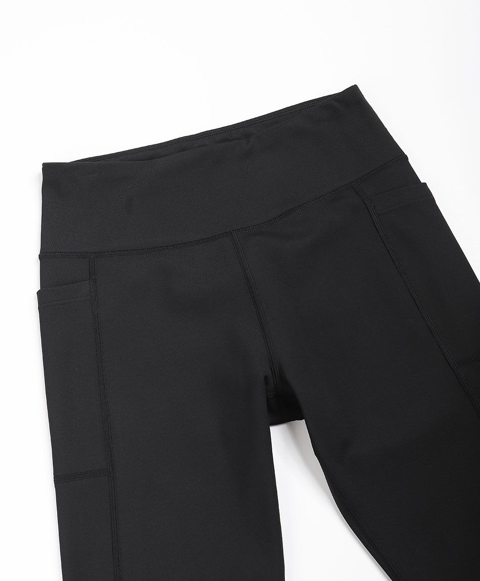 Calza deportiva mujer negra tiro alto