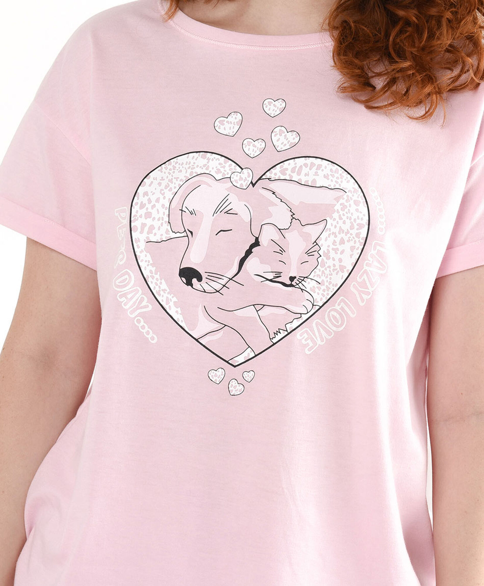 Pijama mujer corazón perro gato Pijama mujer corazón perro gato