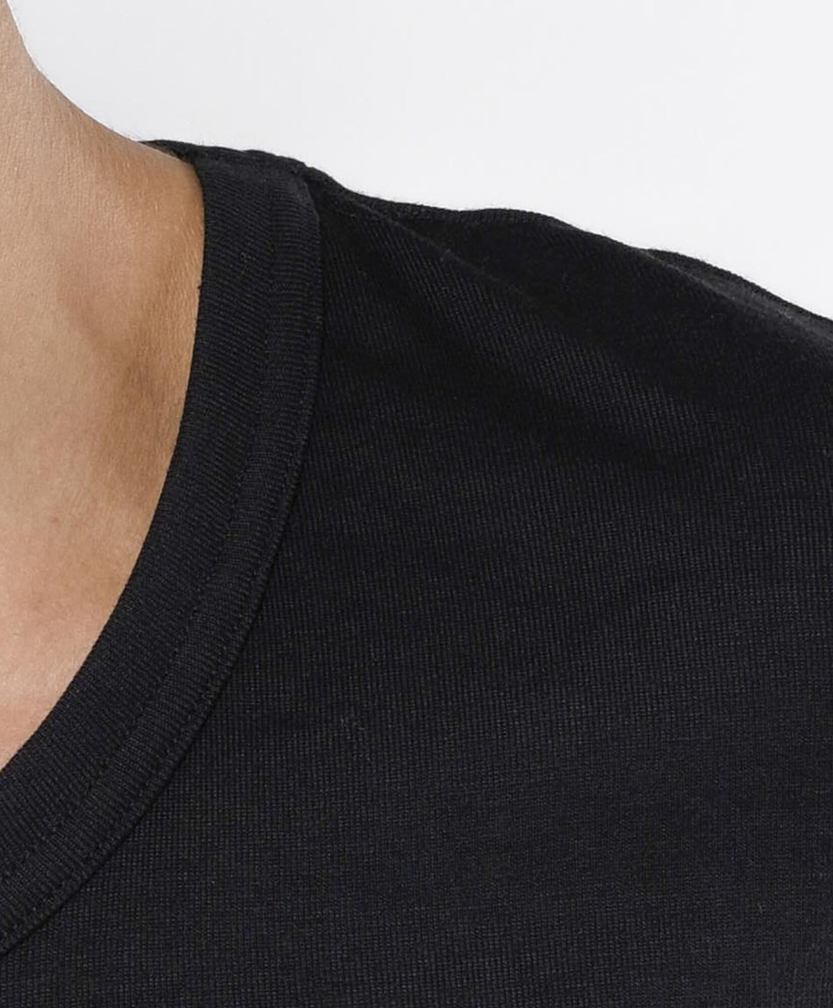 Camiseta hombre básica negra Camiseta hombre básica negra