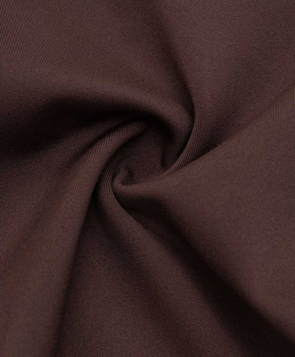 Calza deportiva mujer tiro alto cafe