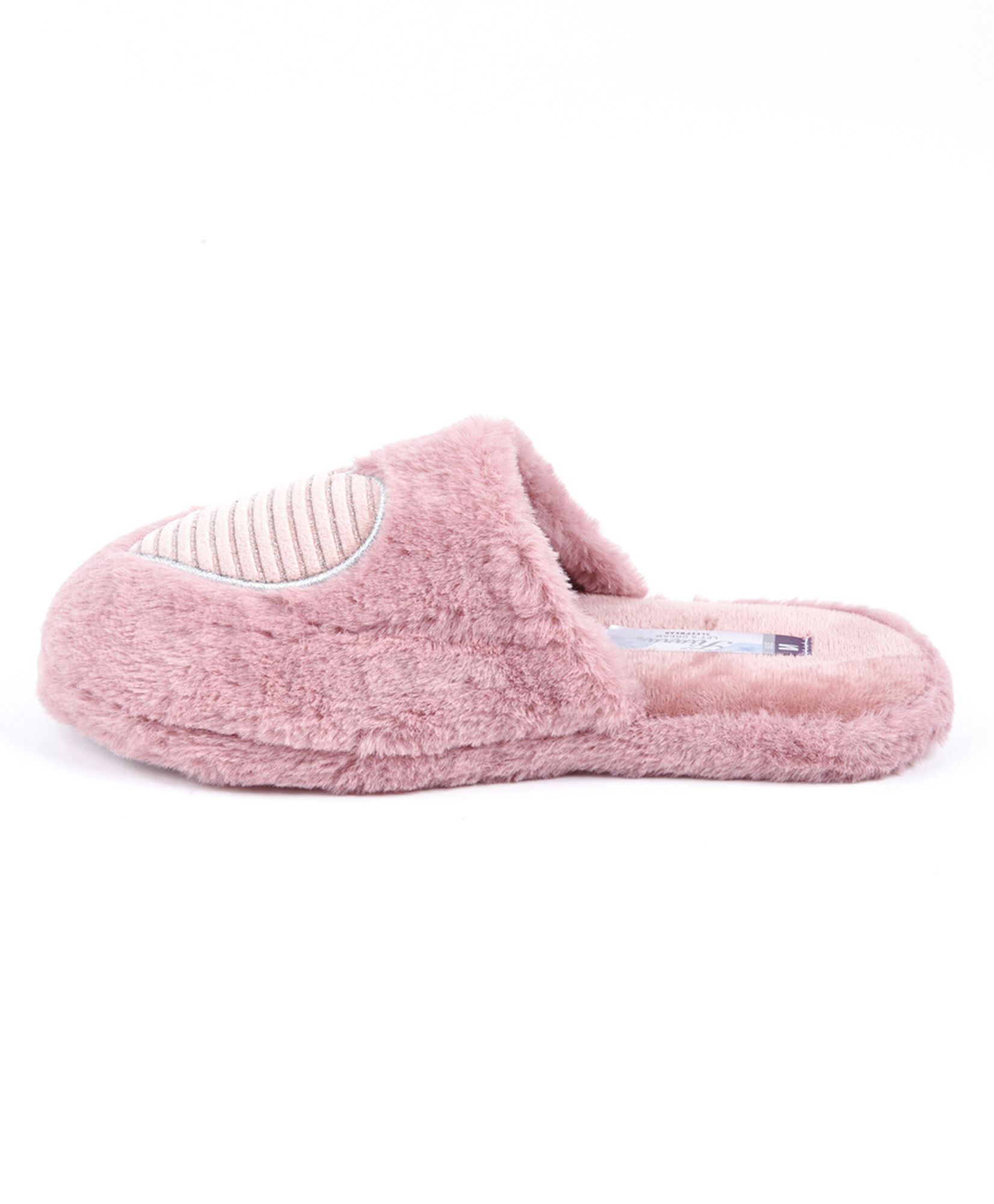 Pantufla mujer corazón rosado Pantufla mujer corazón rosado
