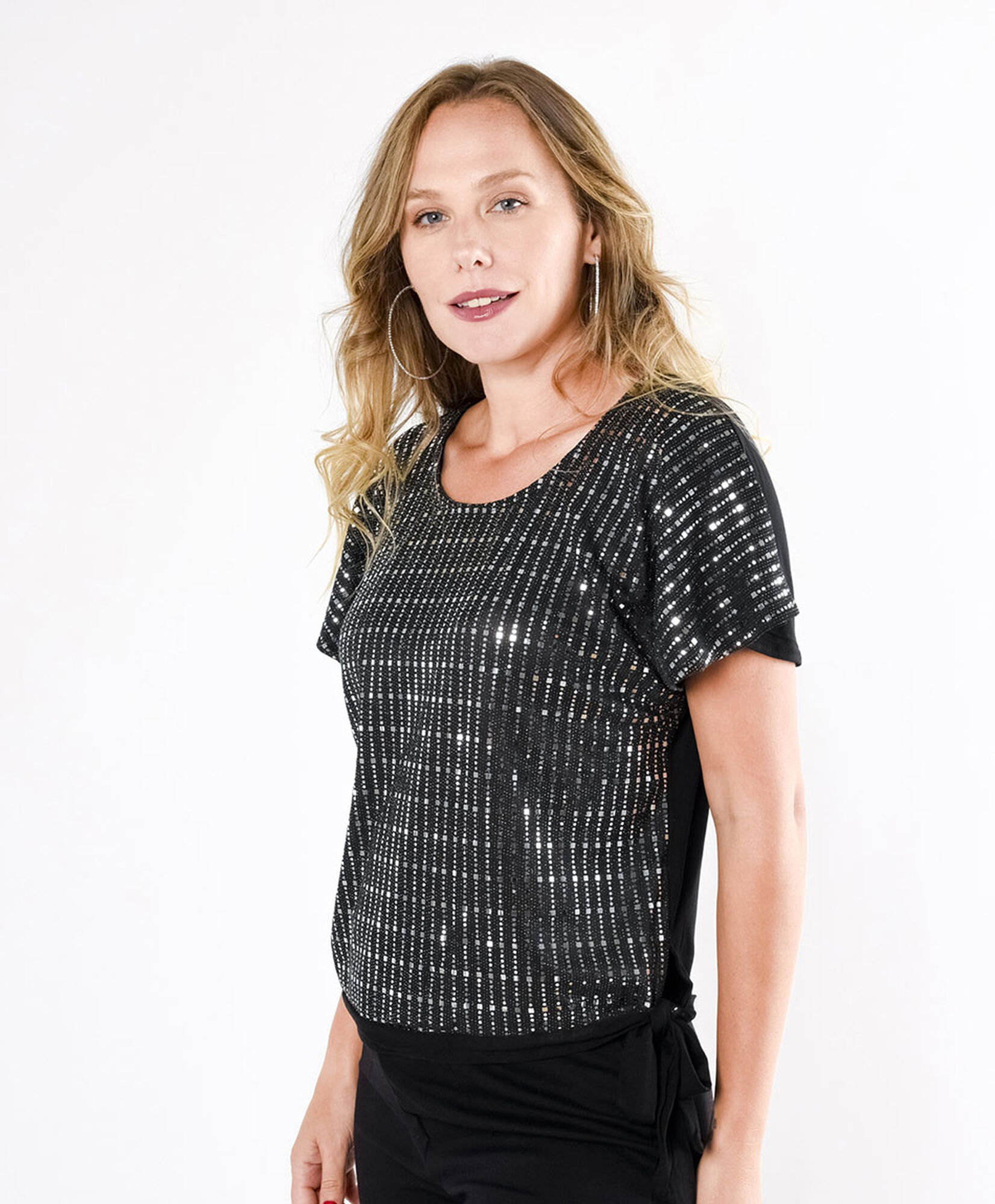 Polera mujer full brillos Polera mujer full brillos