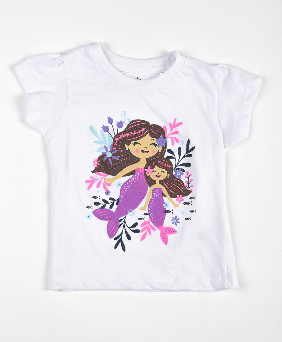 Polera bebé sirenas