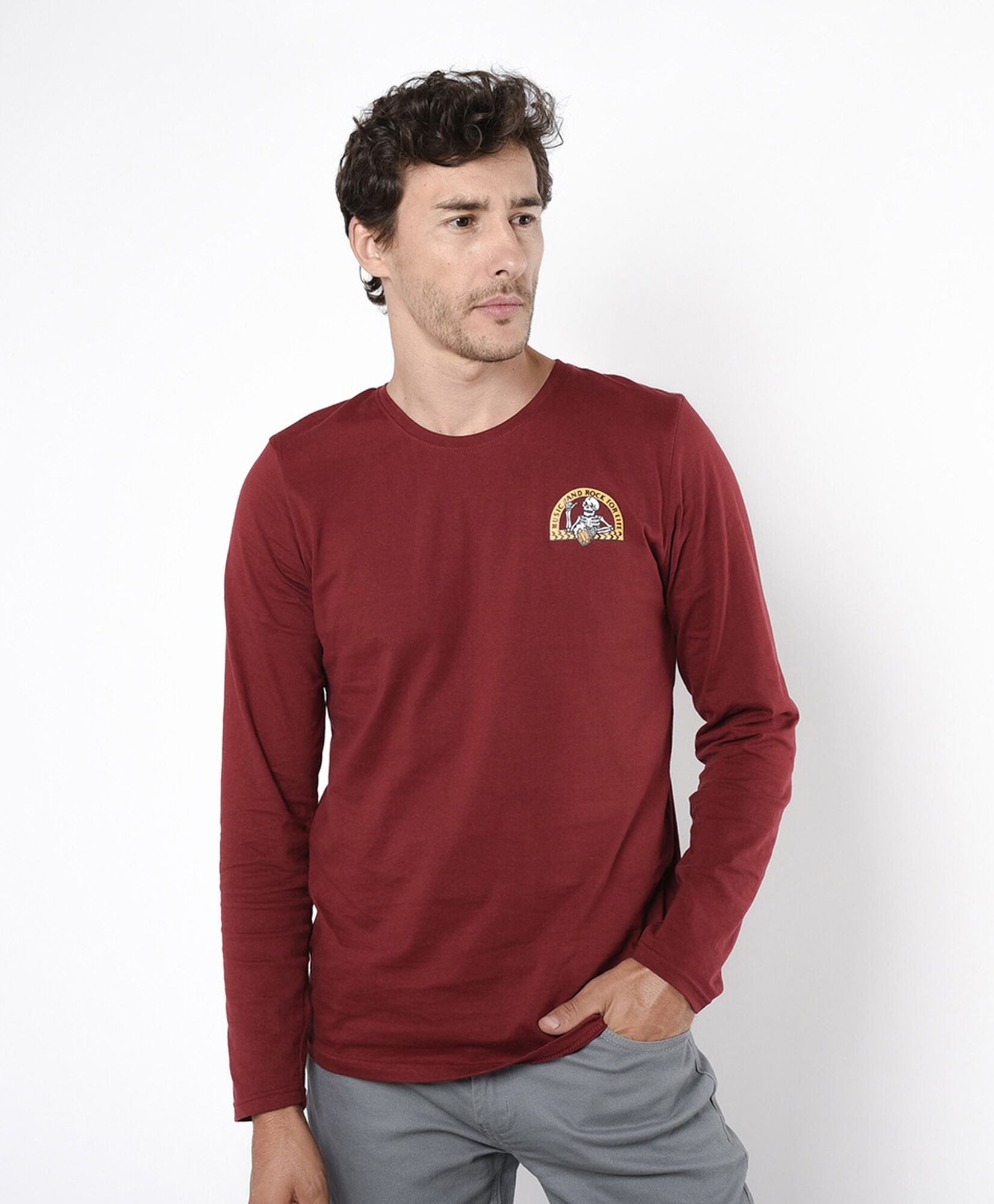 Polera hombre esqueleto Polera hombre esqueleto