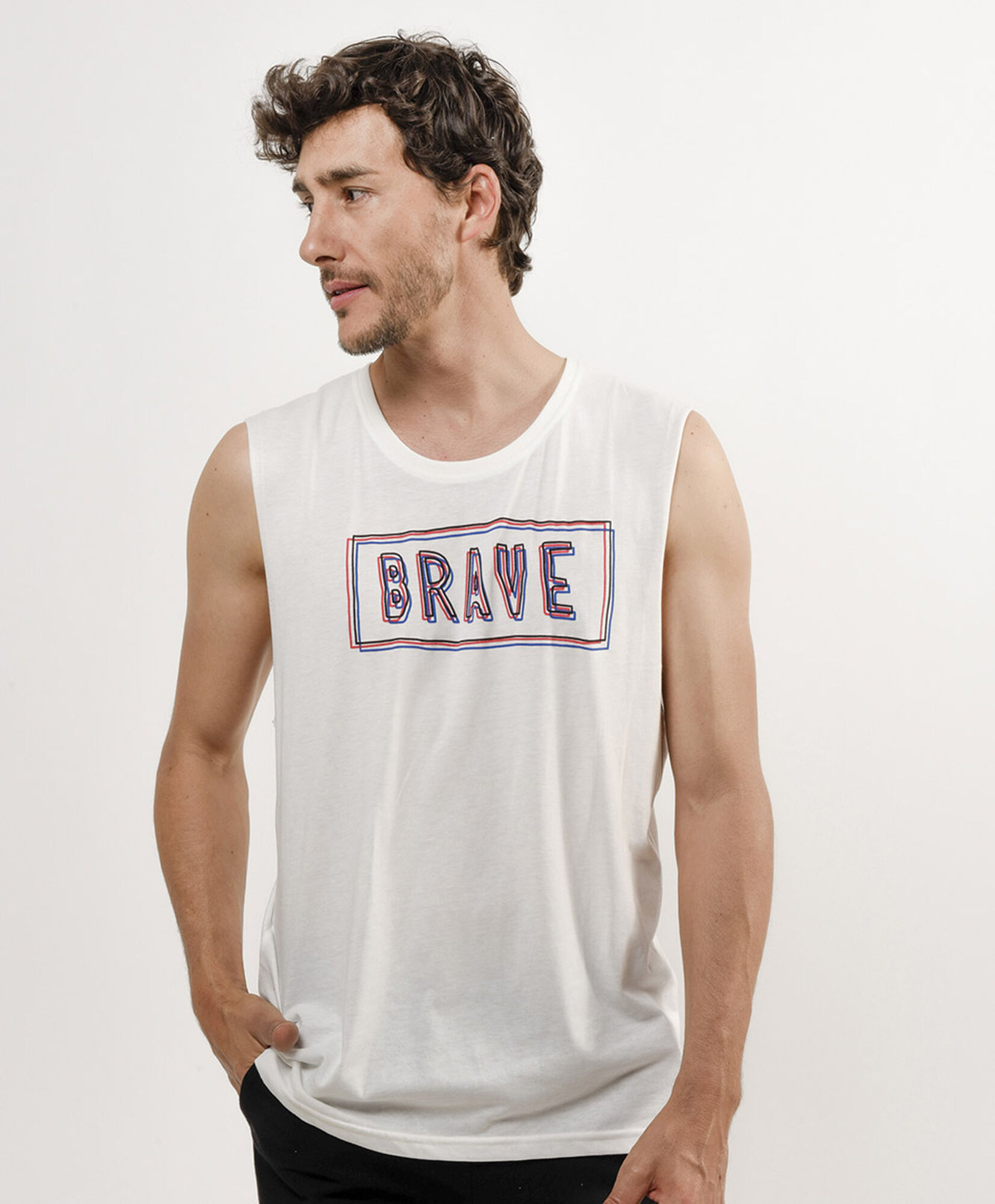 Polera hombre brave sin mangas Polera hombre brave sin mangas