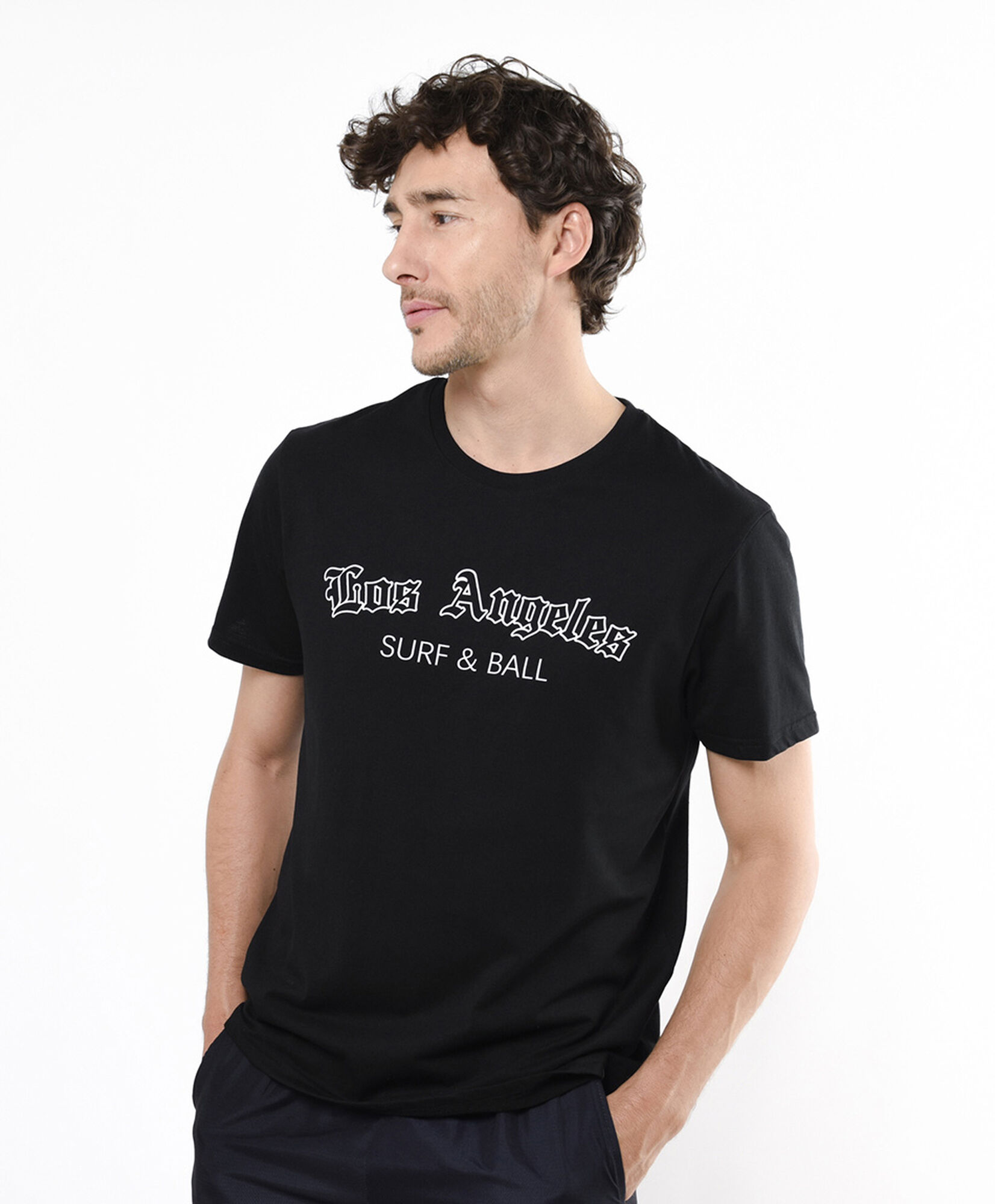 Polera deportiva hombre los angeles Polera deportiva hombre los angeles