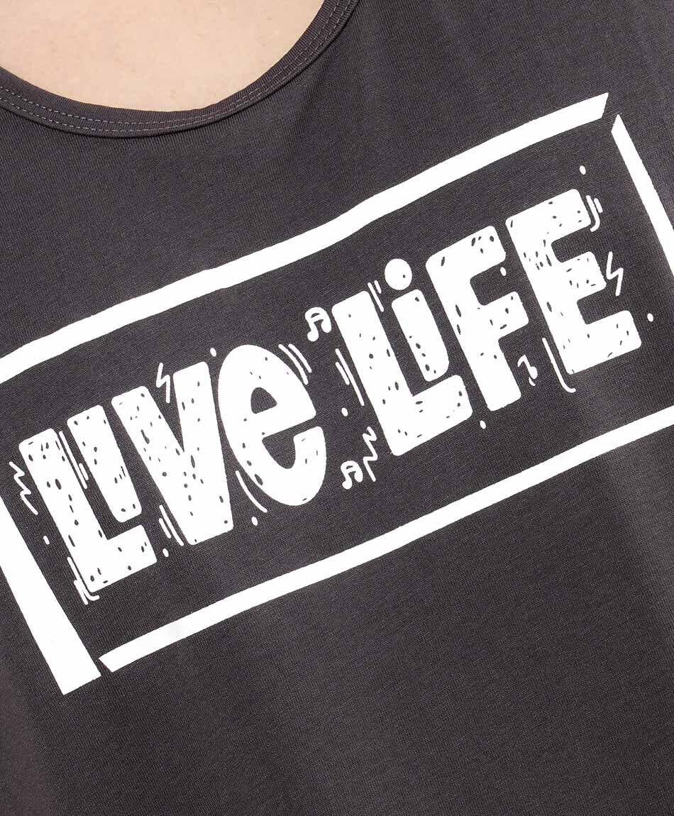 Polera hombre surf estampado live