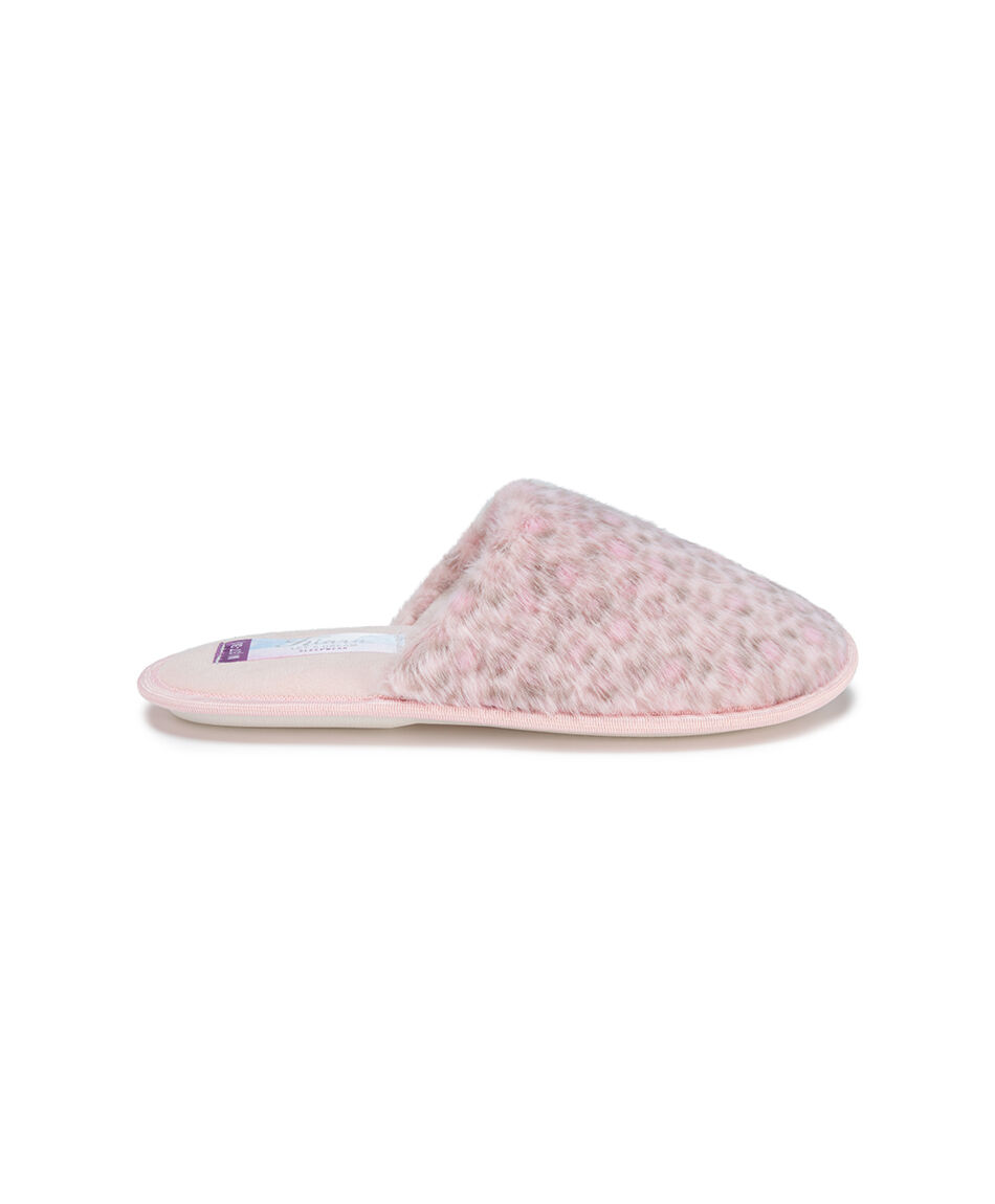 Pantufla mujer animal print