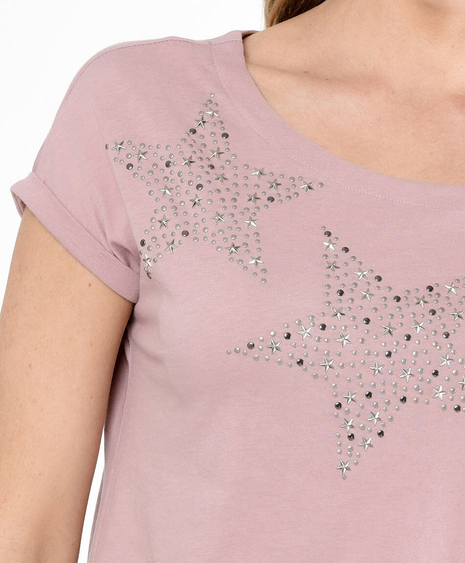 Polera mujer estrellas brillantes