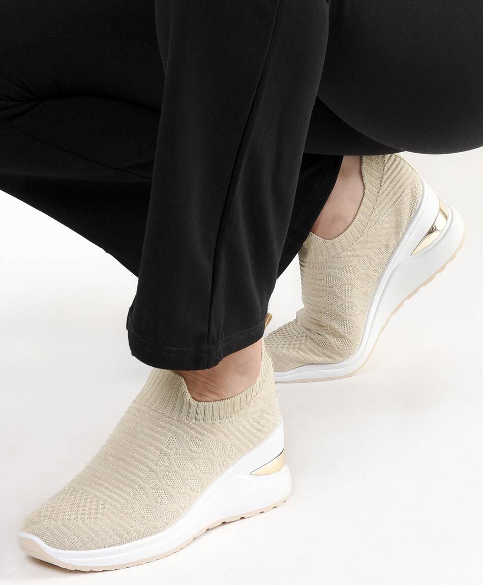 Zapatilla mujer plataforma slip on