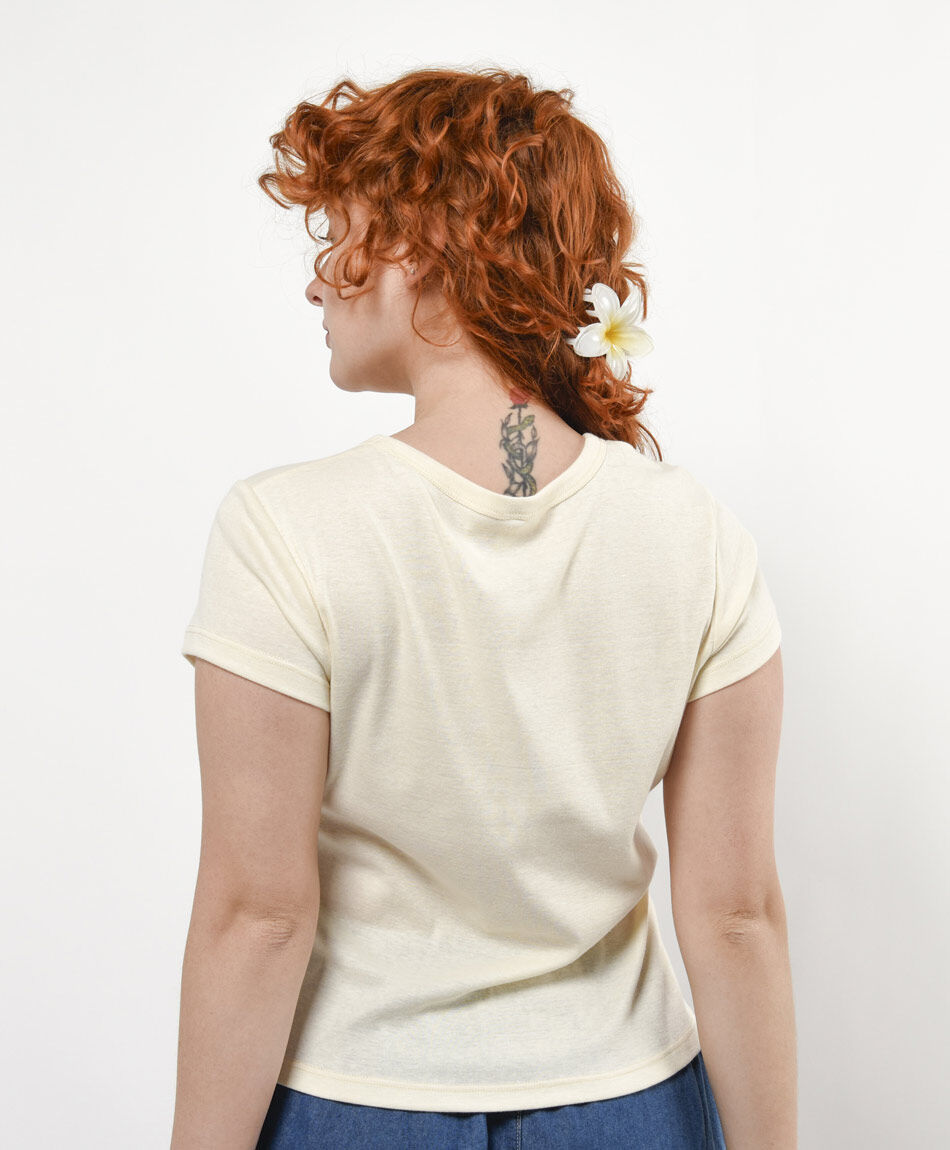 Polera mujer estampado auto