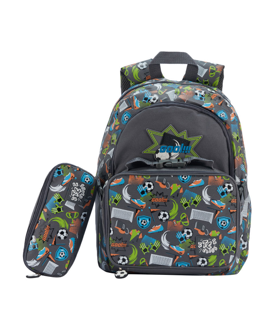 Pack mochila y accesorios escolar sports