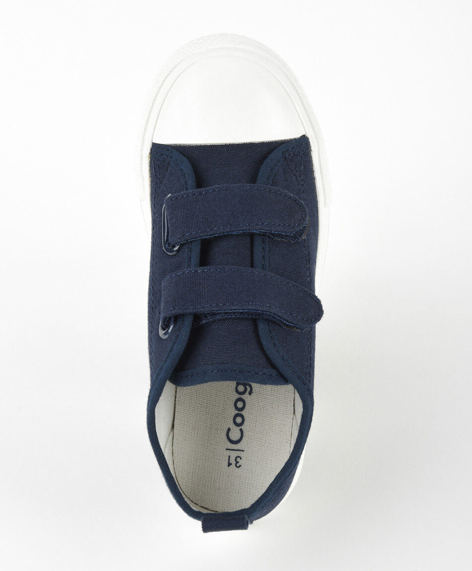 Zapatilla infantil cl&aacute;sica azul