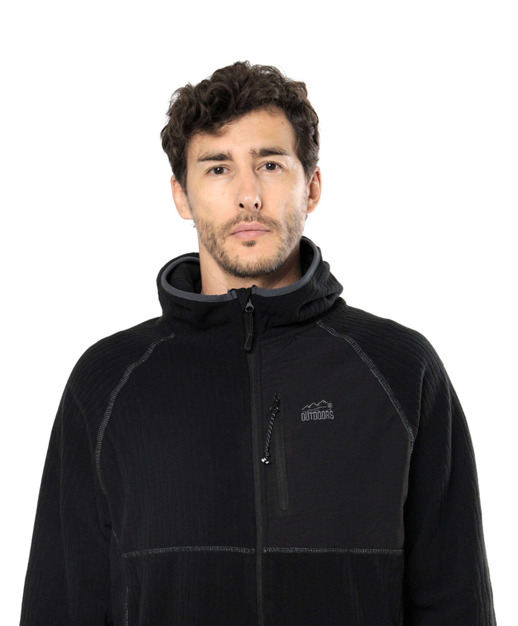 Polerón hombre outdoor gorro Polerón hombre outdoor gorro