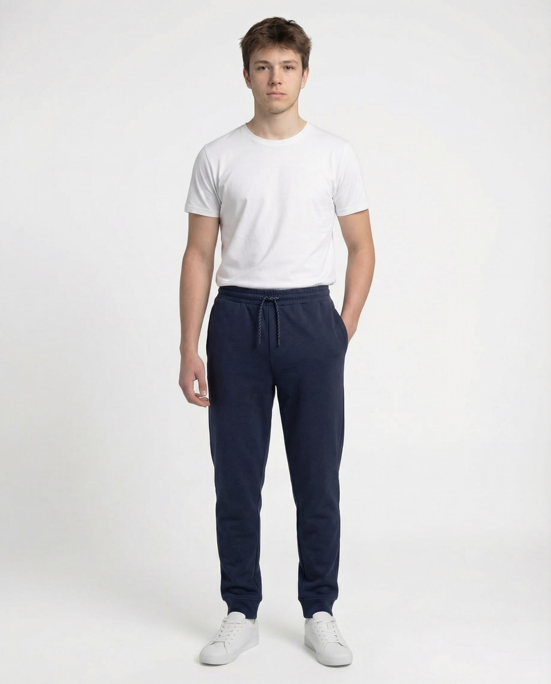 Pantal&oacute;n buzo escolar navy cord&oacute;n