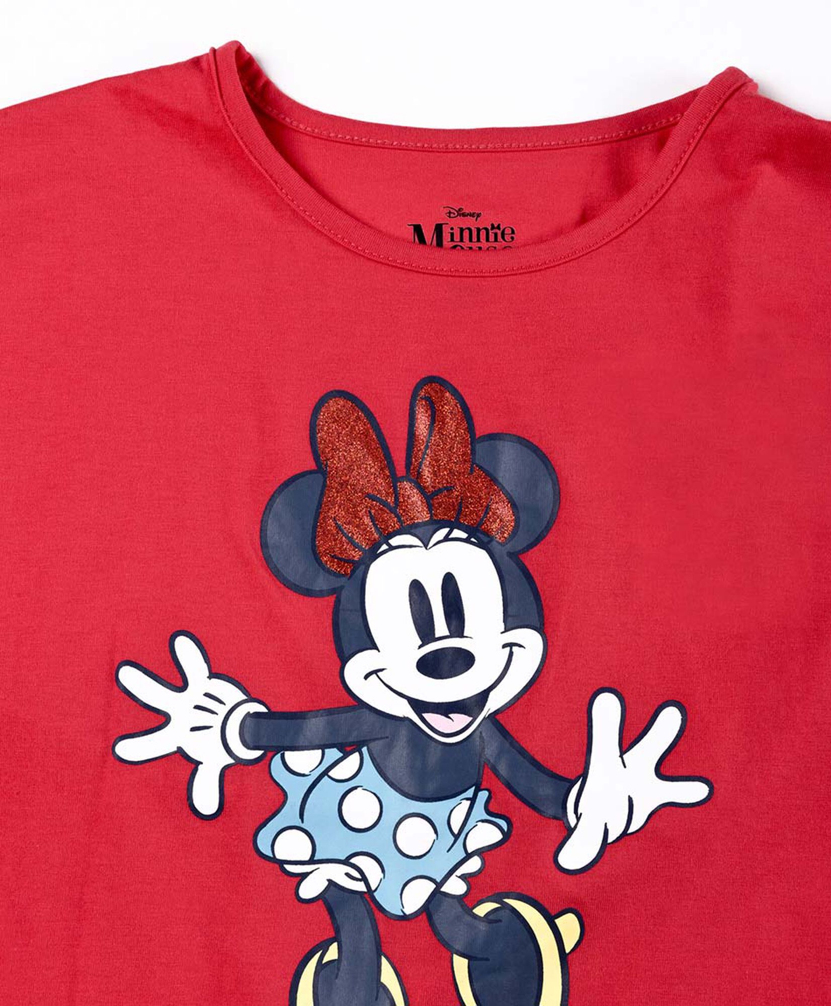 Polera niña minnie mouse nudos Polera niña minnie mouse nudos