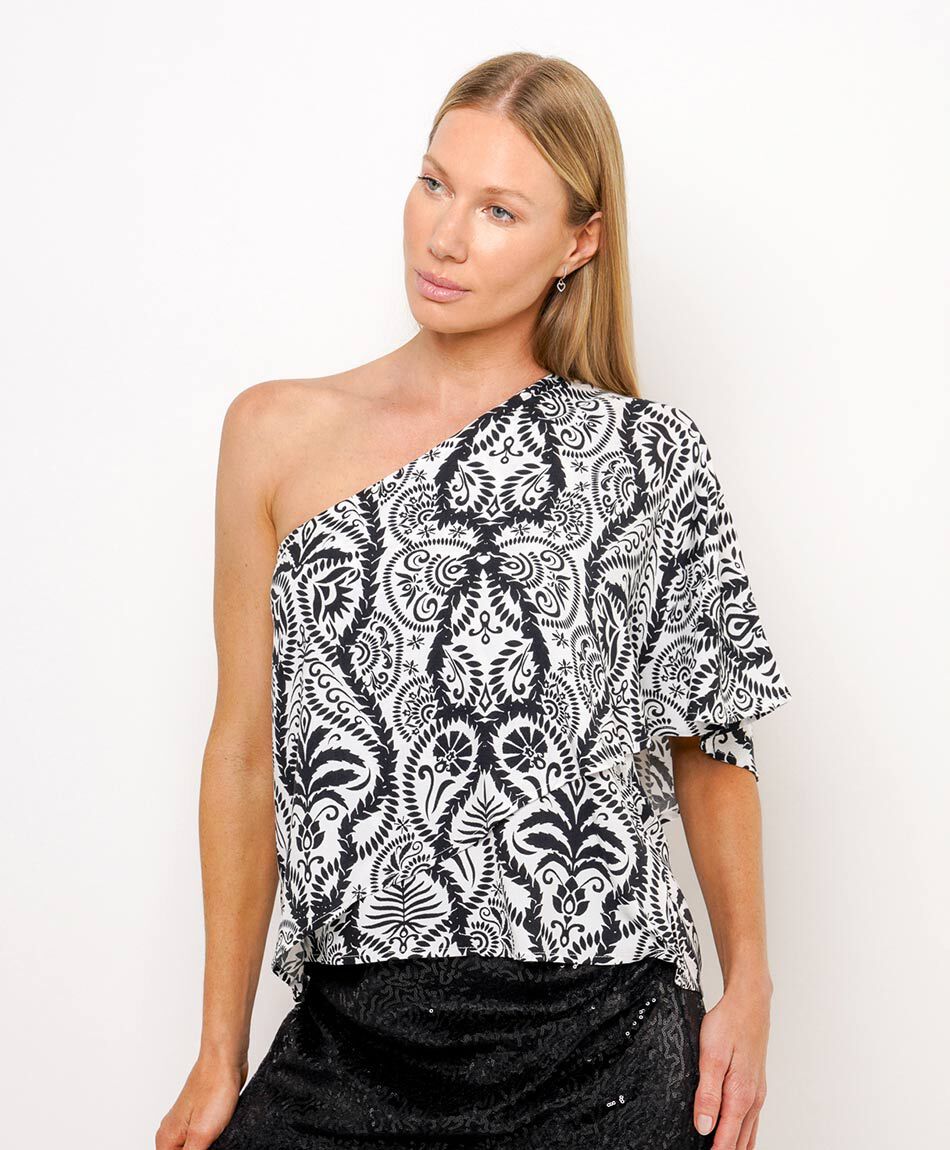 Blusa mujer dise&ntilde;o one shoulder