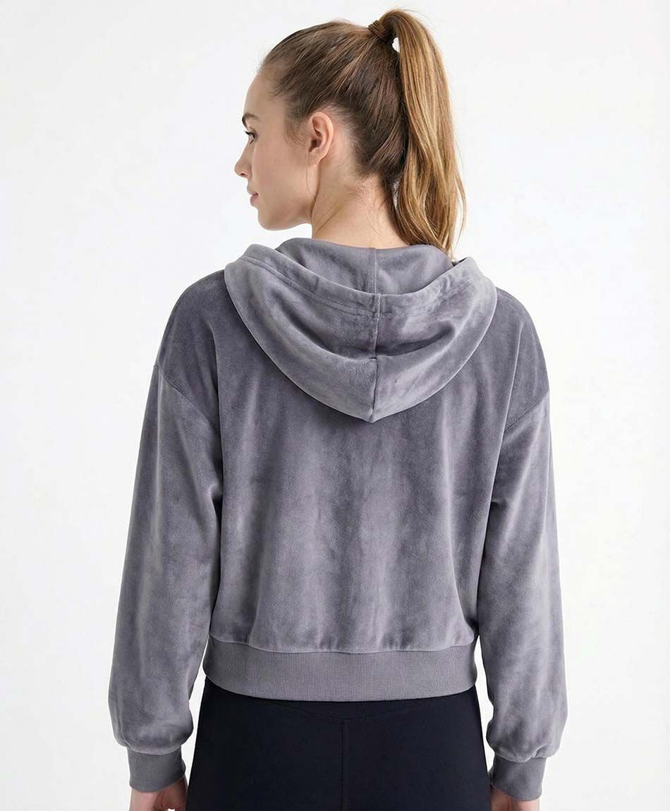 Poler&oacute;n deportivo mujer hoodie lila
