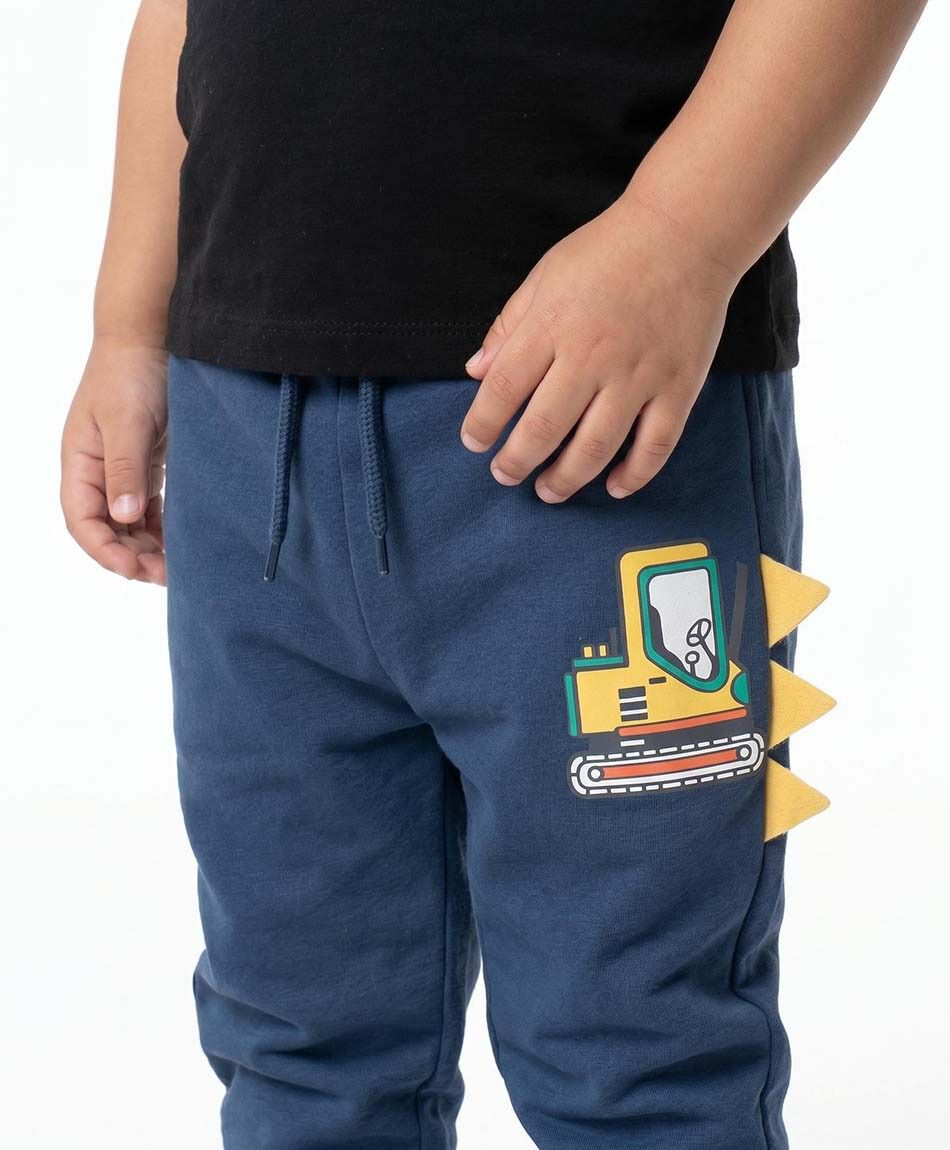 Pantal&oacute;n buzo beb&eacute; auto construcci&oacute;n