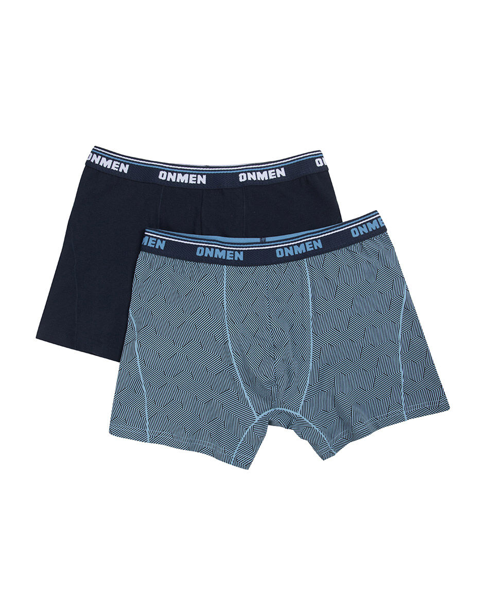 Pack 2 boxer hombre  l&iacute;neas