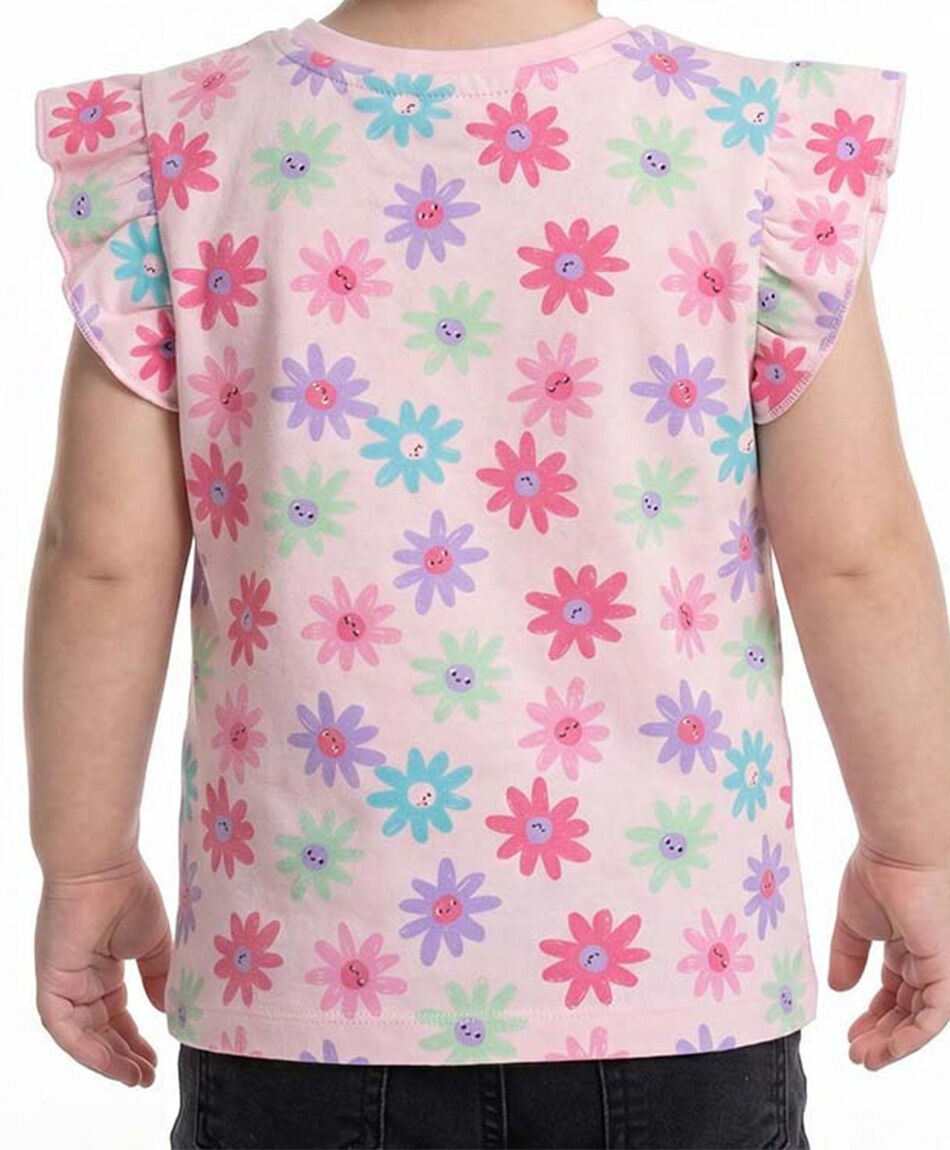 Polera beb&eacute; florcitas