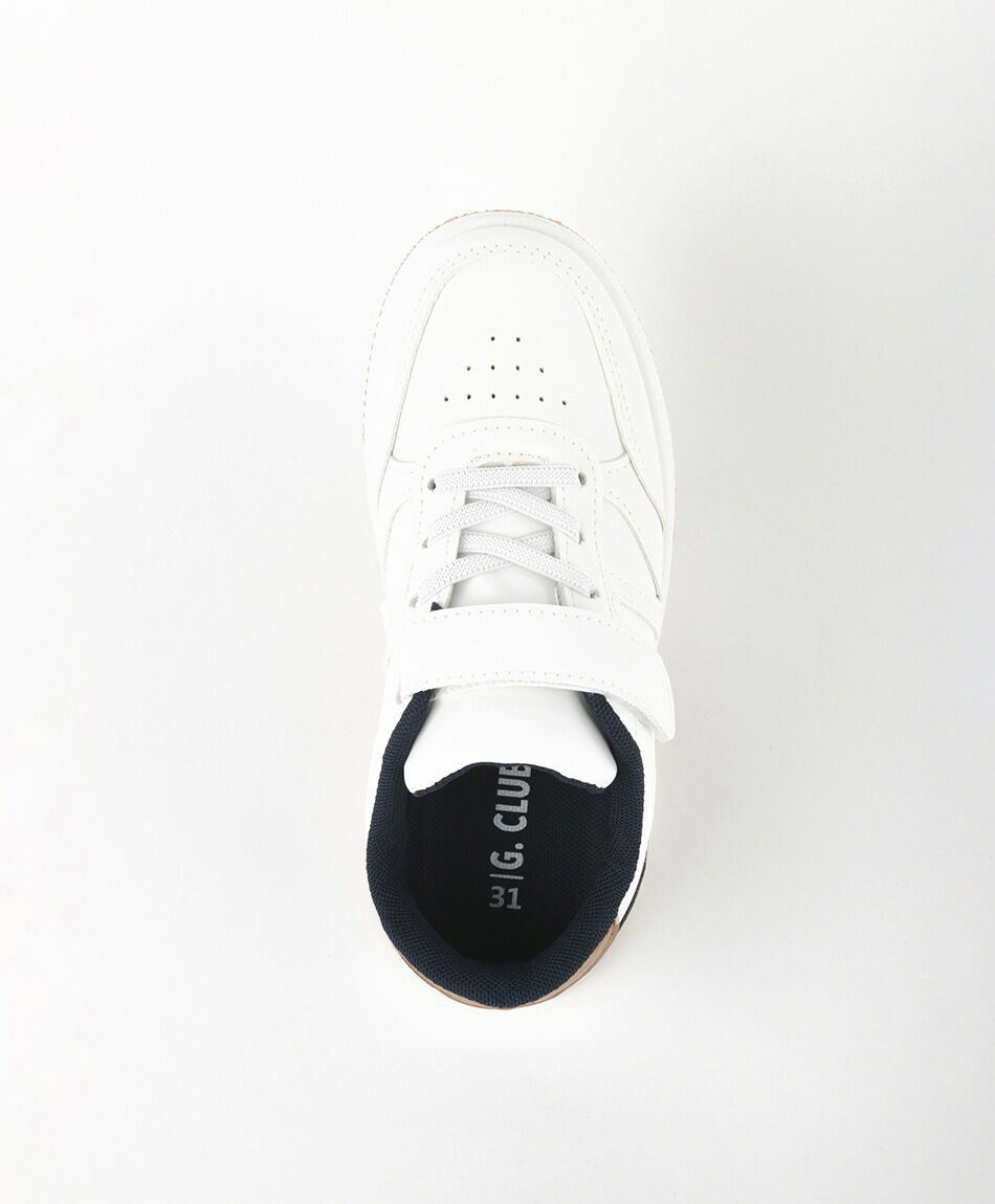 Zapatilla infantil tricolor velcro