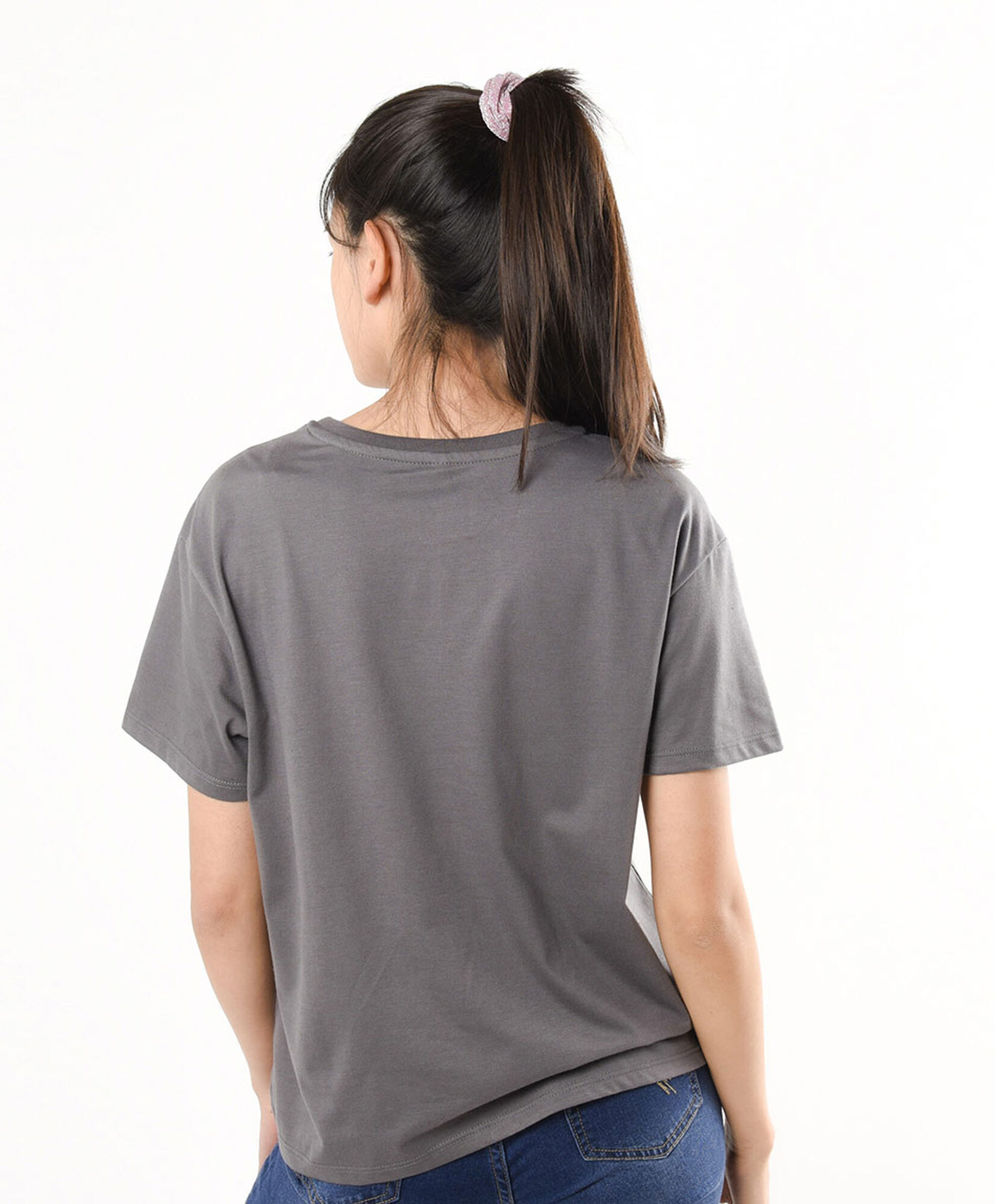 Polera mujer estampado frase floreada Polera mujer estampado frase floreada