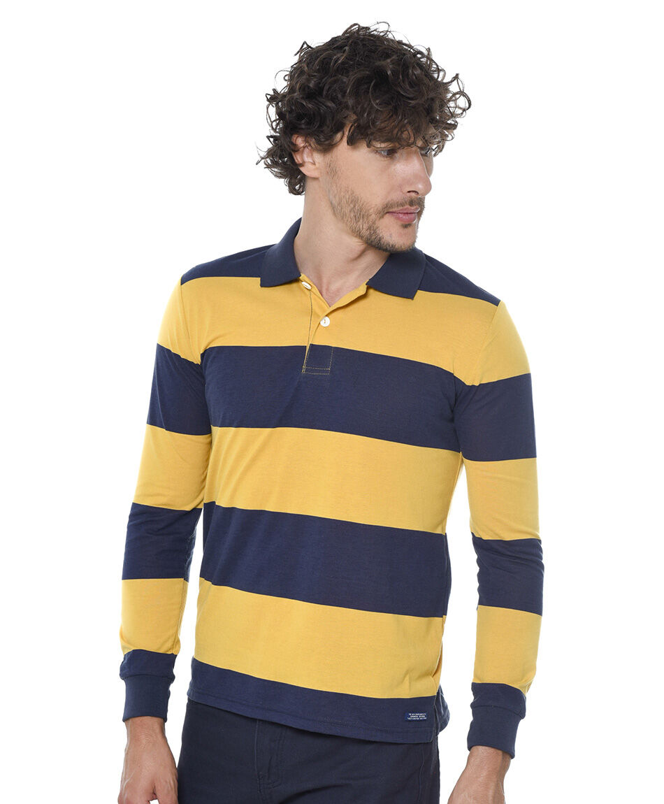 Polera cuello polo