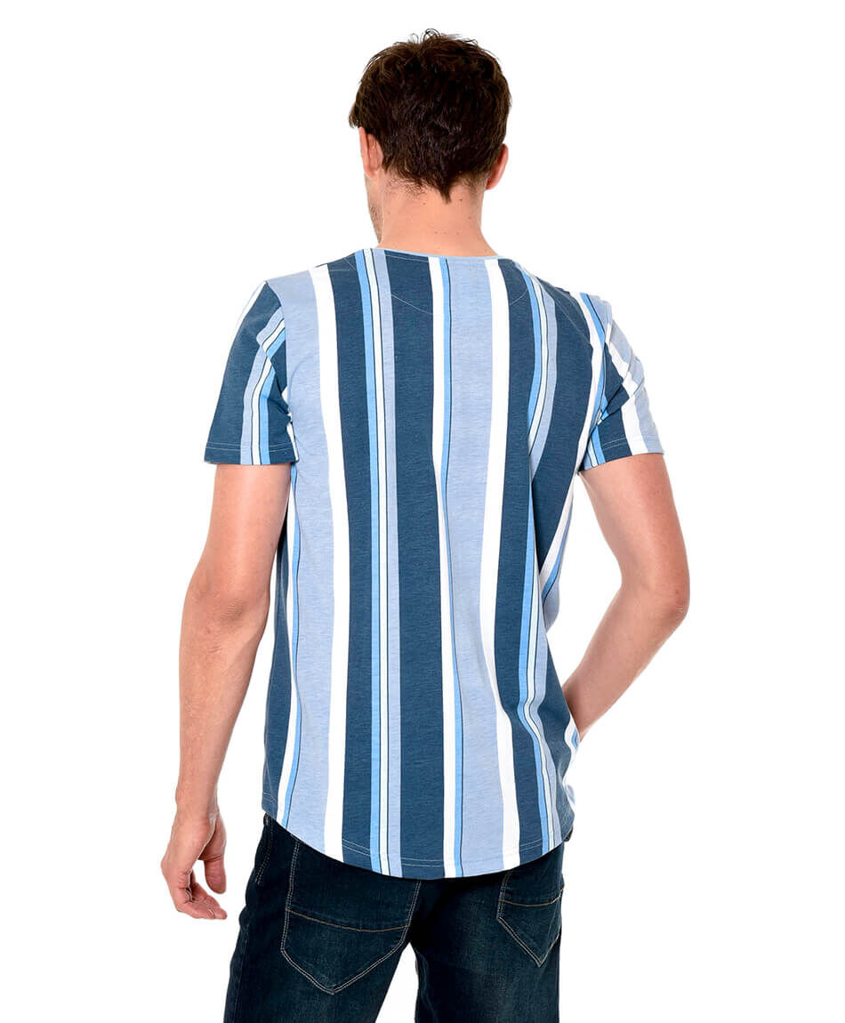 Polera retro rayas