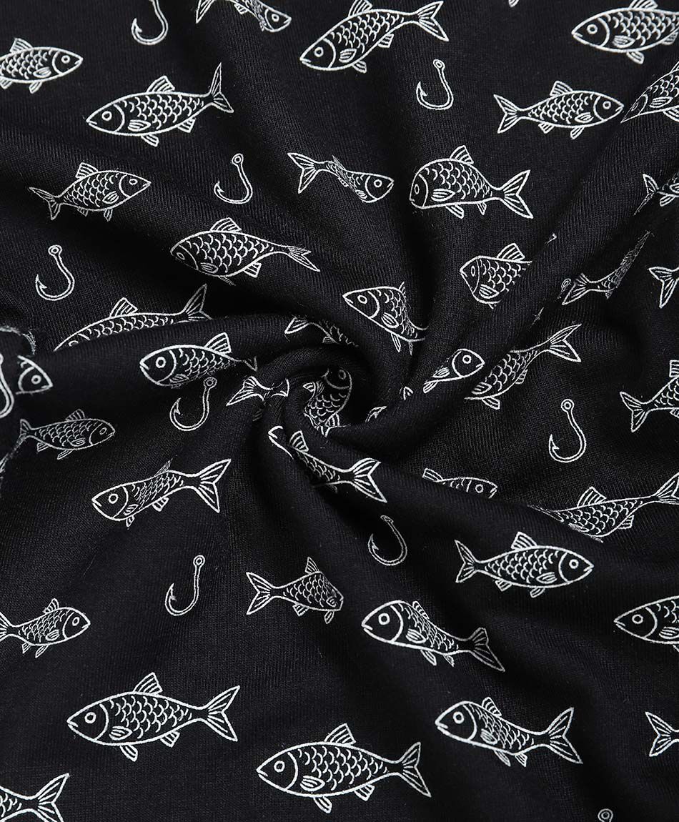 Pijama hombre estampado peces