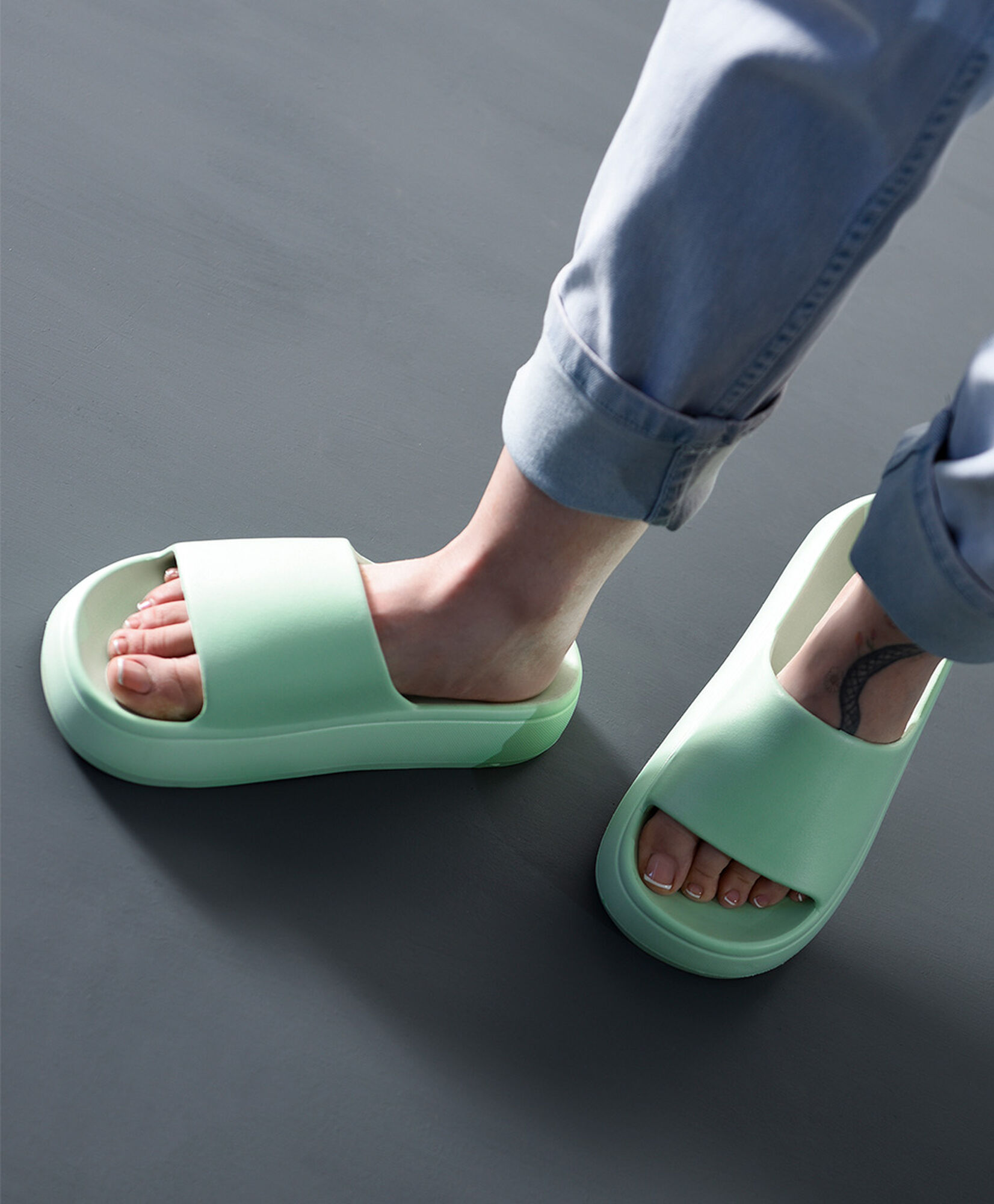 Sandalia mujer eva verde Sandalia mujer eva verde