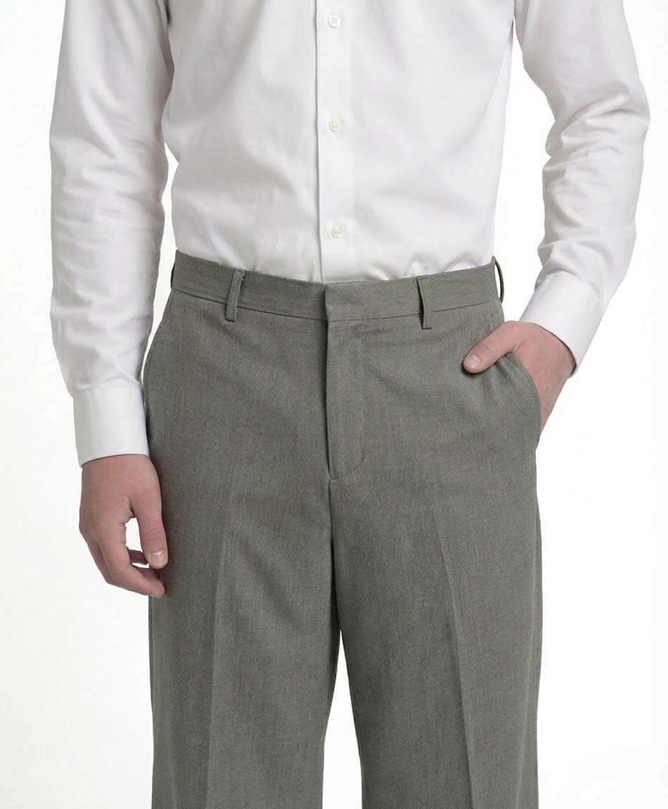 Pantal&oacute;n escolar cl&aacute;sico gris