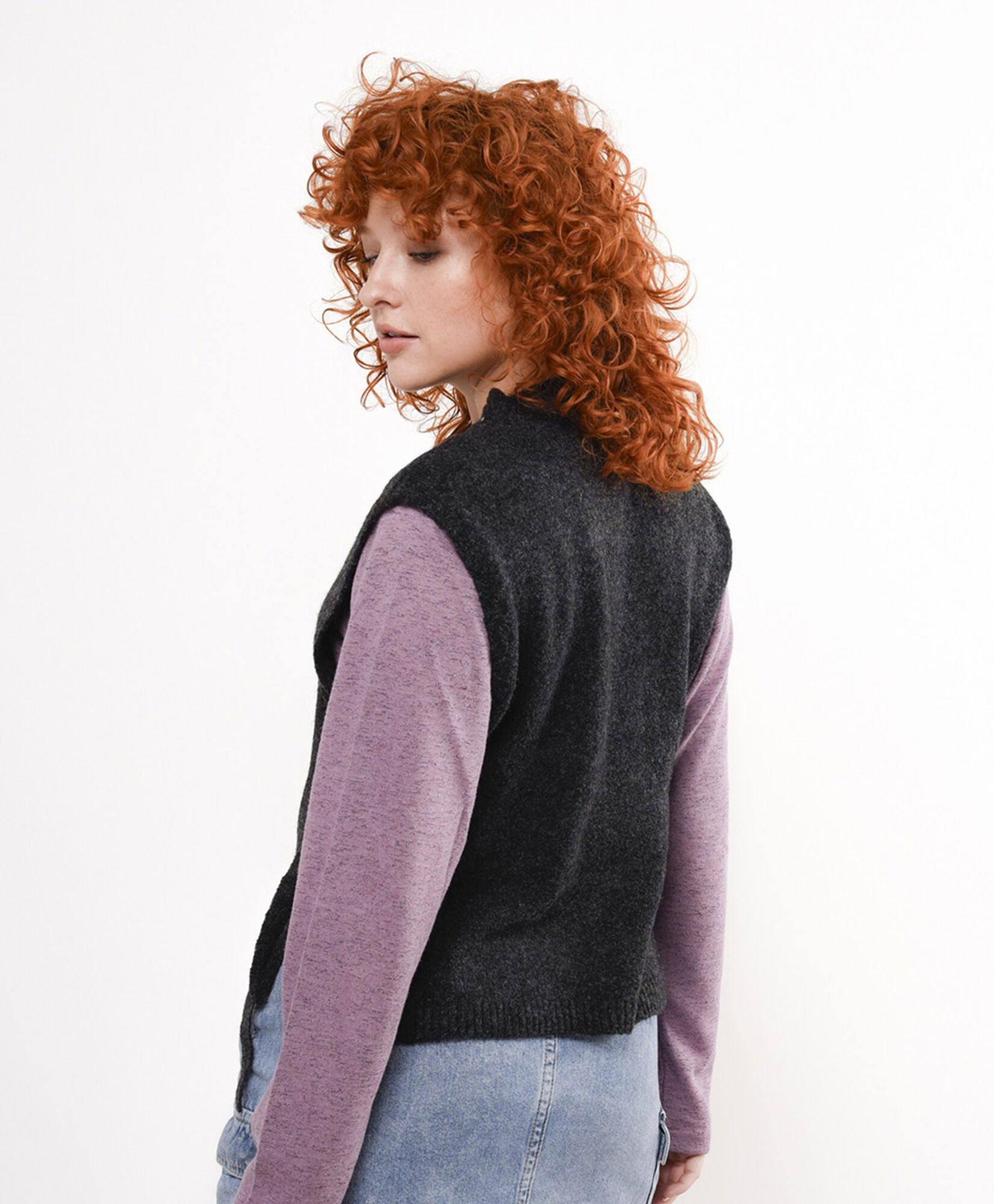 Tejido mujer estilo pinny Tejido mujer estilo pinny