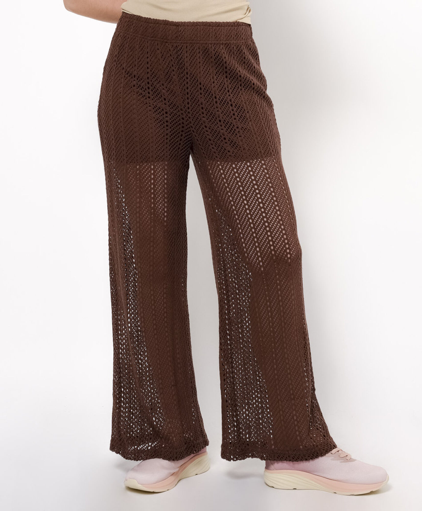 Pantalón mujer crochet wide Pantalón mujer crochet wide