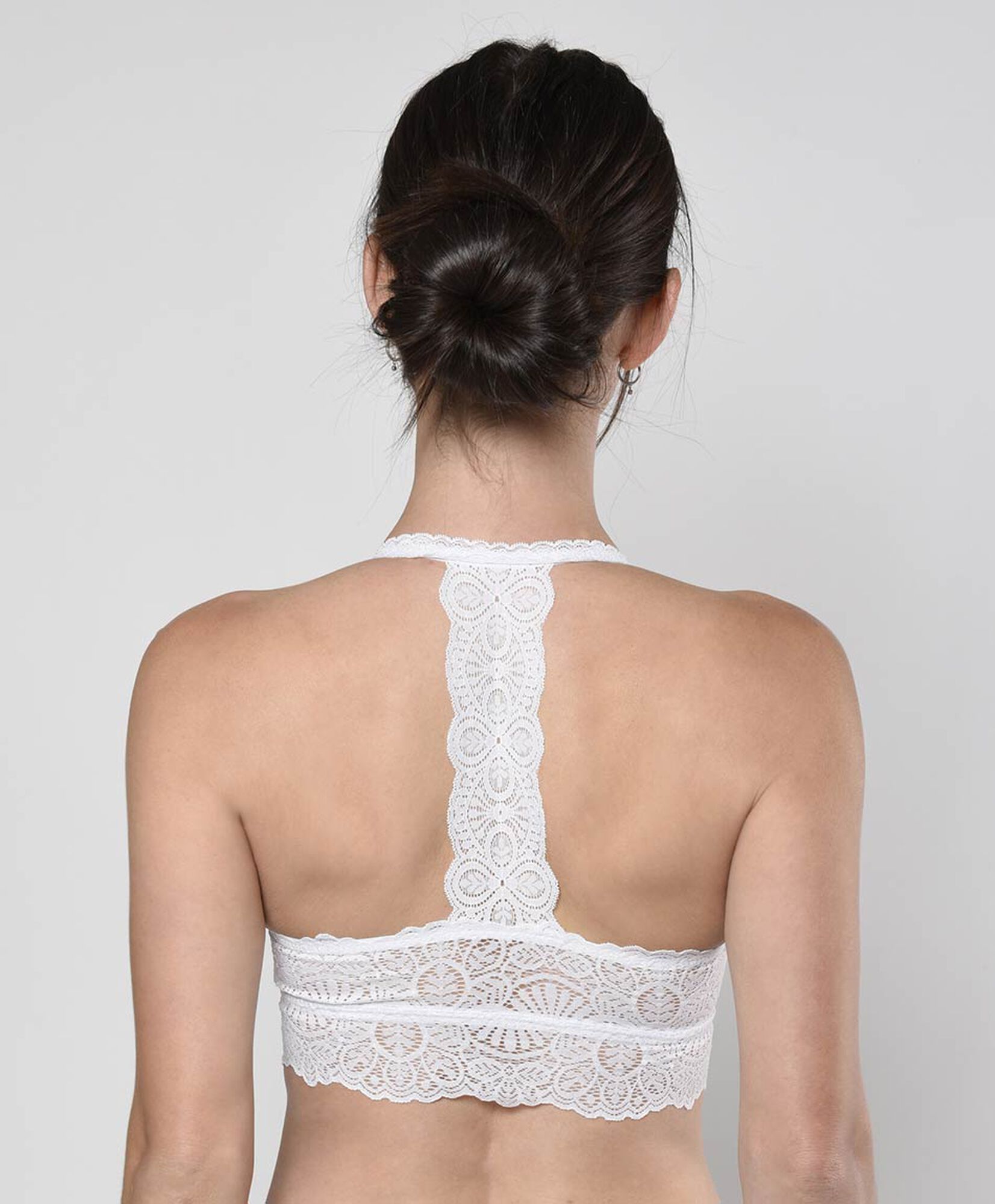 Bralette mujer encaje escote en v Bralette mujer encaje escote en v