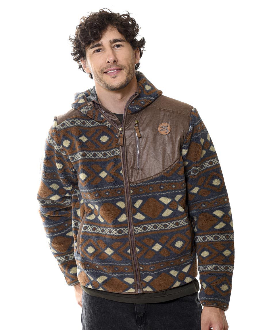 Chaqueta sherpas capucha