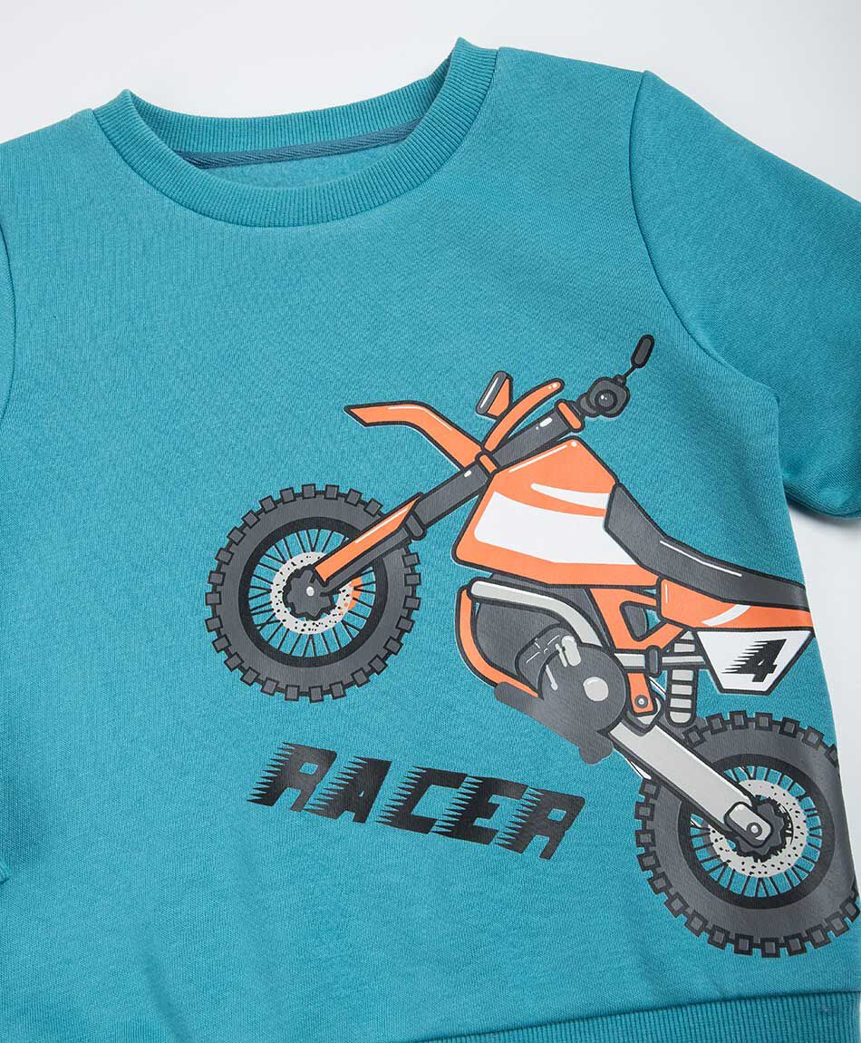 Set buzo beb&eacute; moto