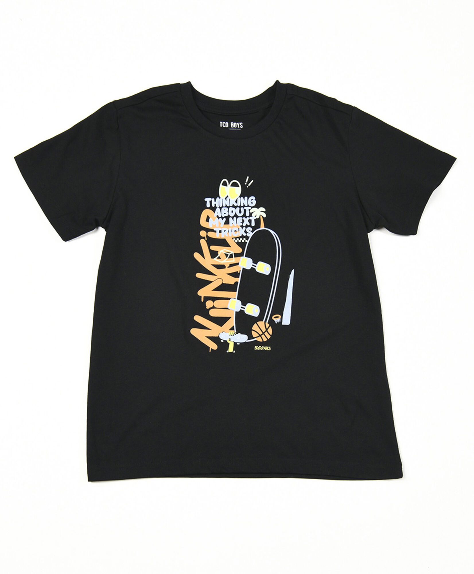 Polera niño skate negra Polera niño skate negra