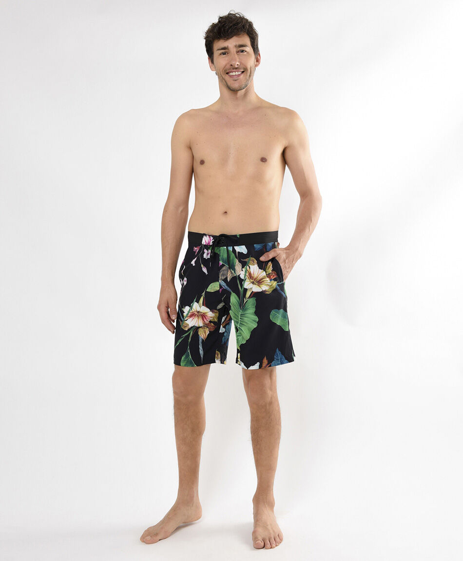 Traje de ba&ntilde;o hombre floral