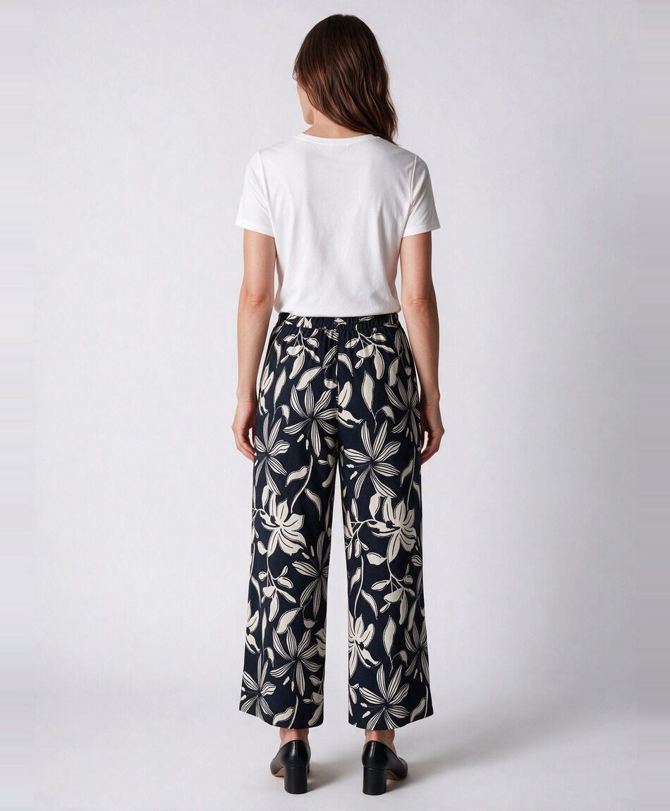 Pantal&oacute;n mujer  floreado