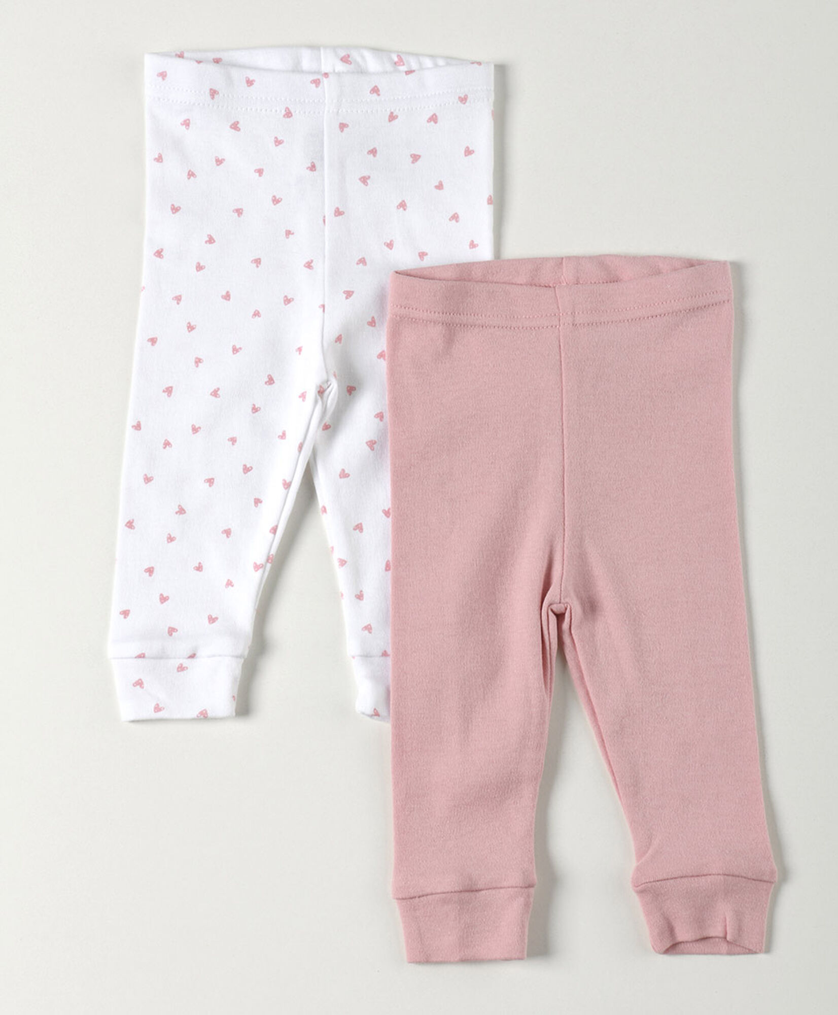 Pack 2 pantalones bebé corazones Pack 2 pantalones bebé corazones