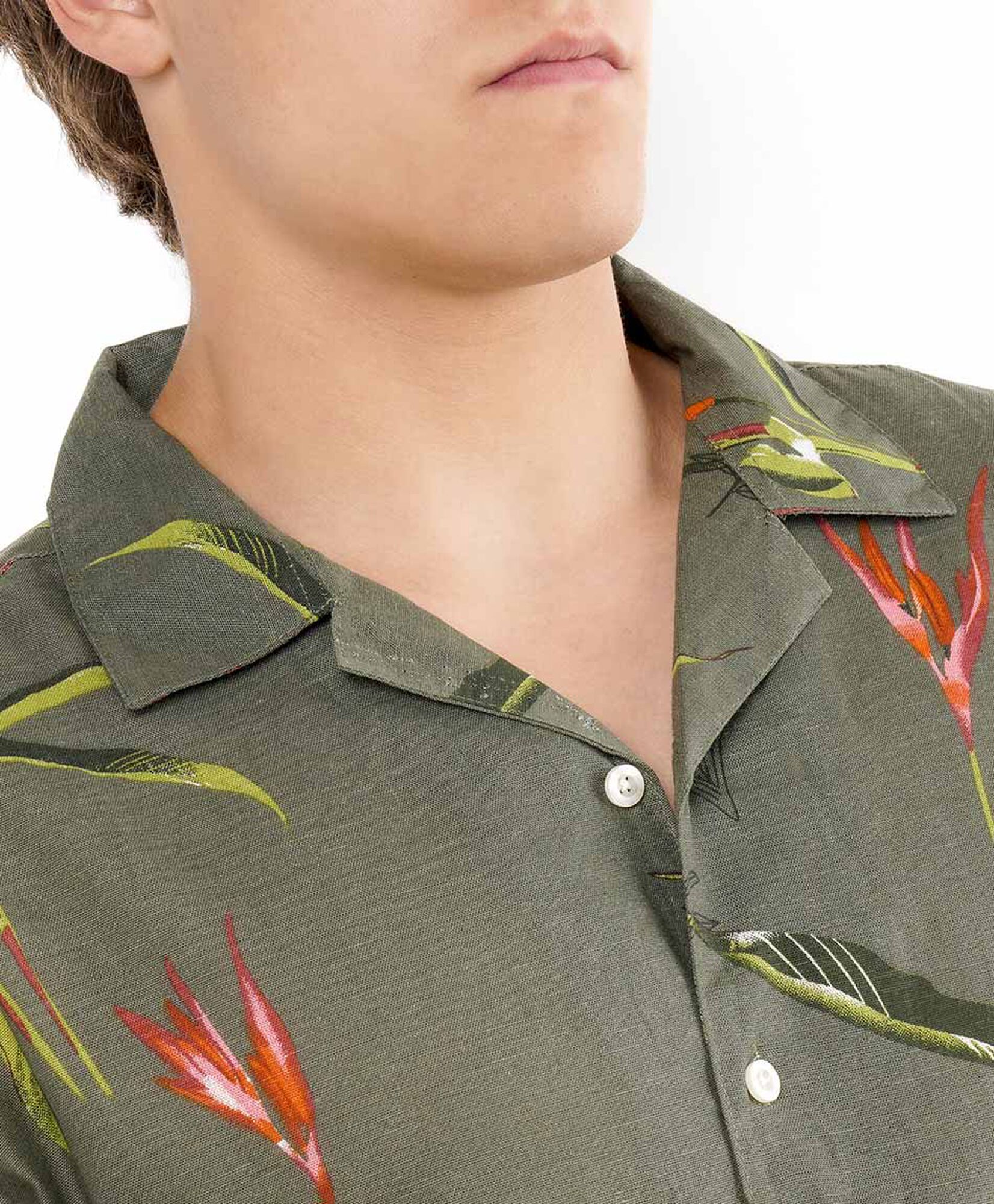 Camisa hombre print flor Camisa hombre print flor
