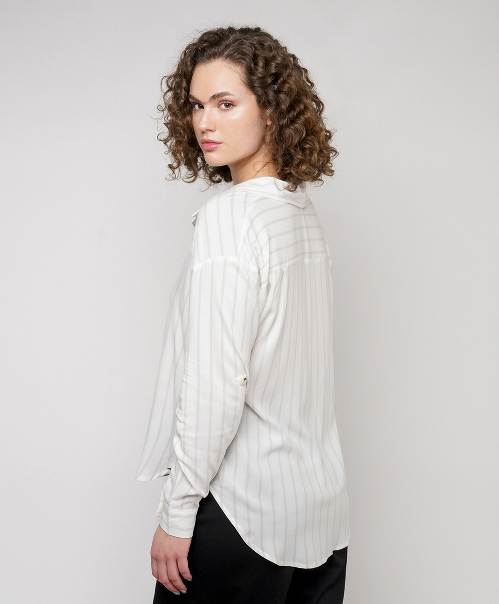 Blusa mujer líneas mix Blusa mujer líneas mix