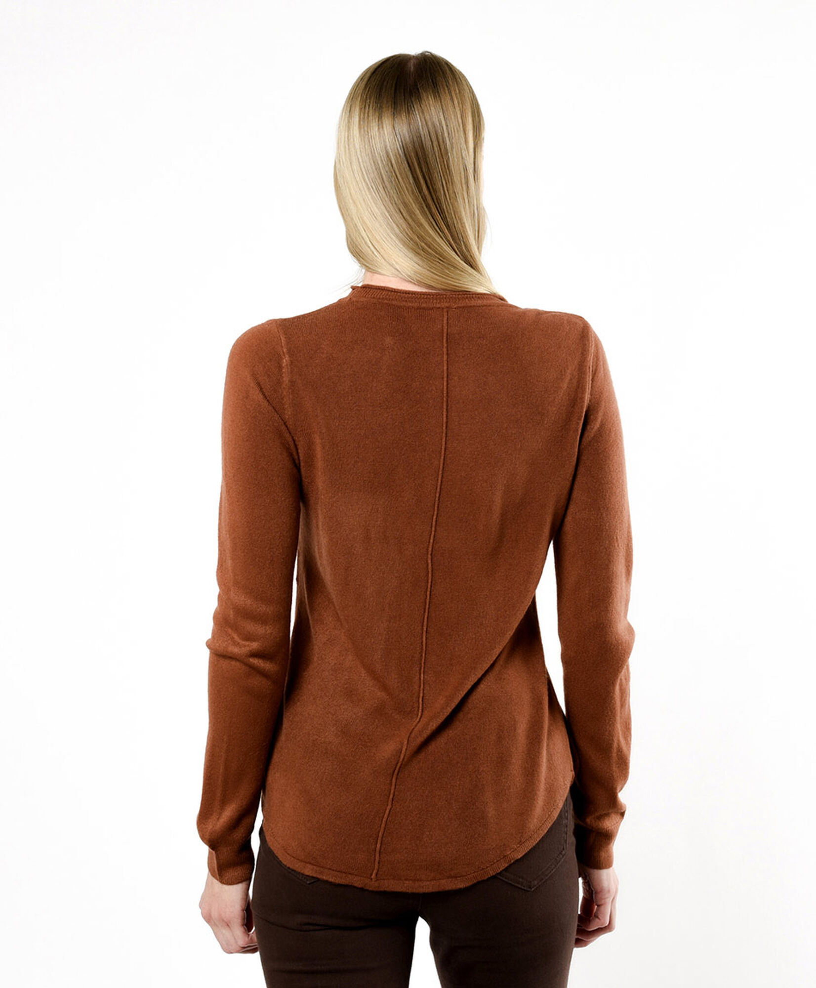 Sweater mujer costura en espalda Sweater mujer costura en espalda