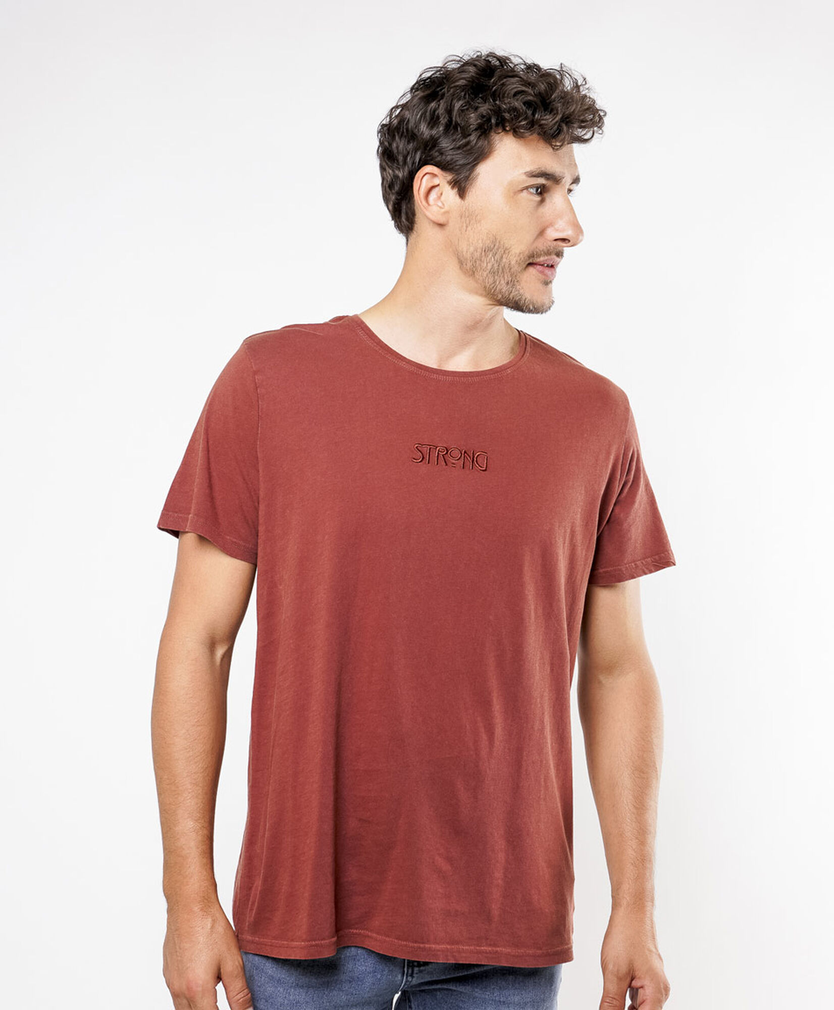 Polera hombre mini palabra Polera hombre mini palabra