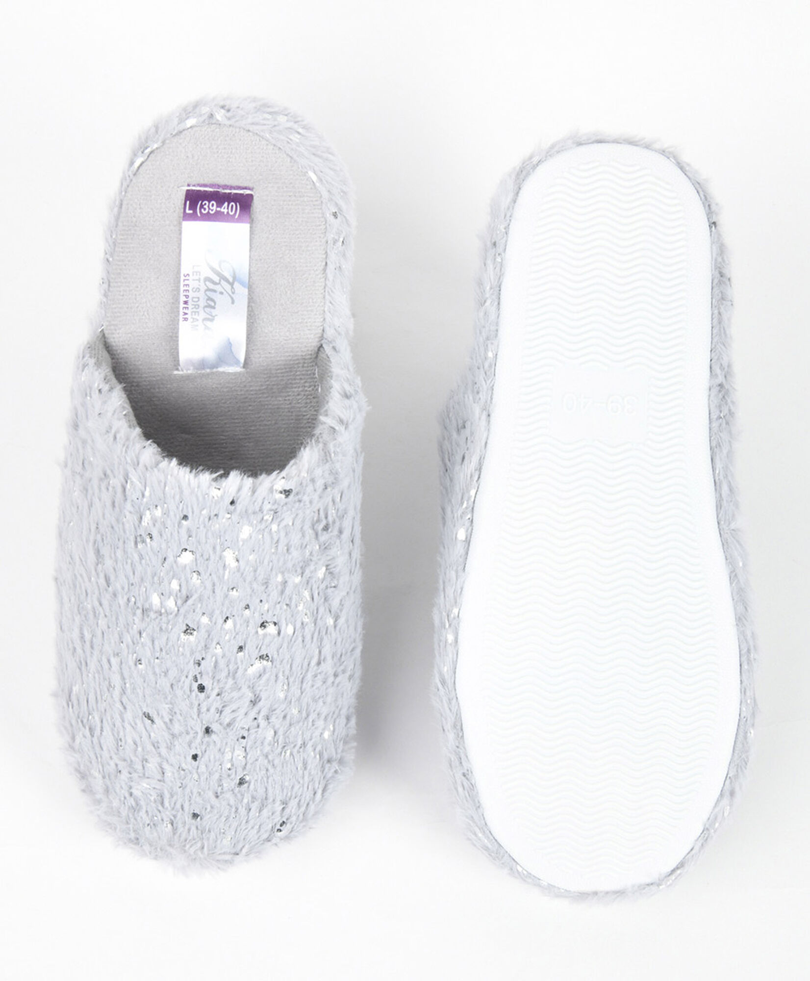 Pantufla mujer brillos Pantufla mujer brillos