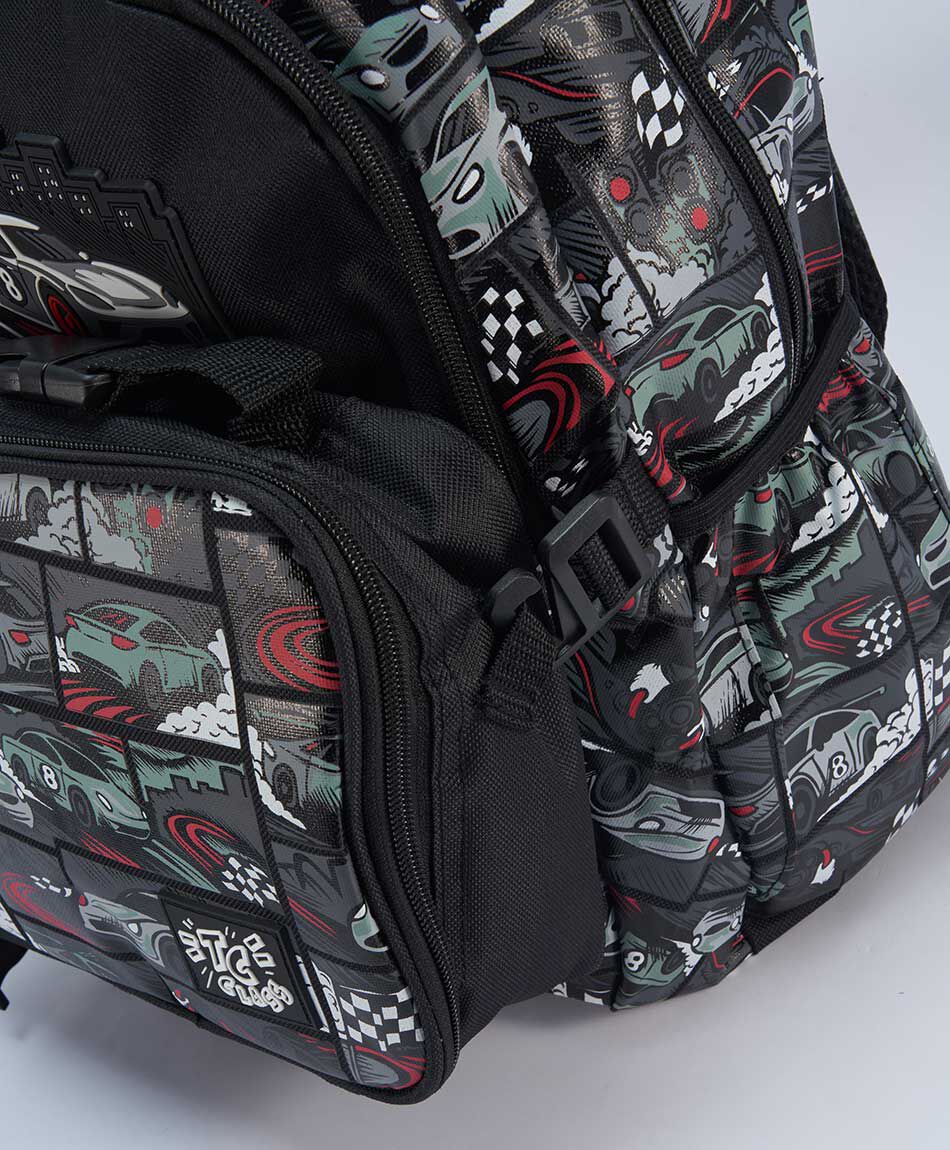 Pack mochila y accesorios escolar auto