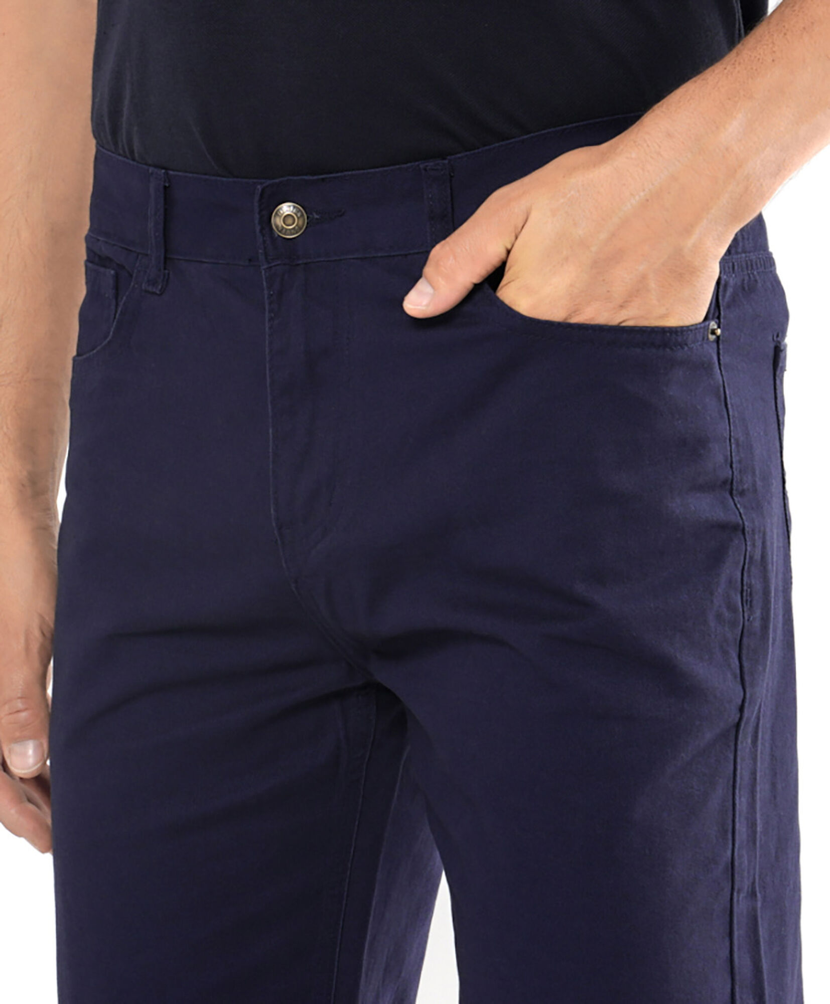 Pantalón hombre liso básico navy Pantalón hombre liso básico navy
