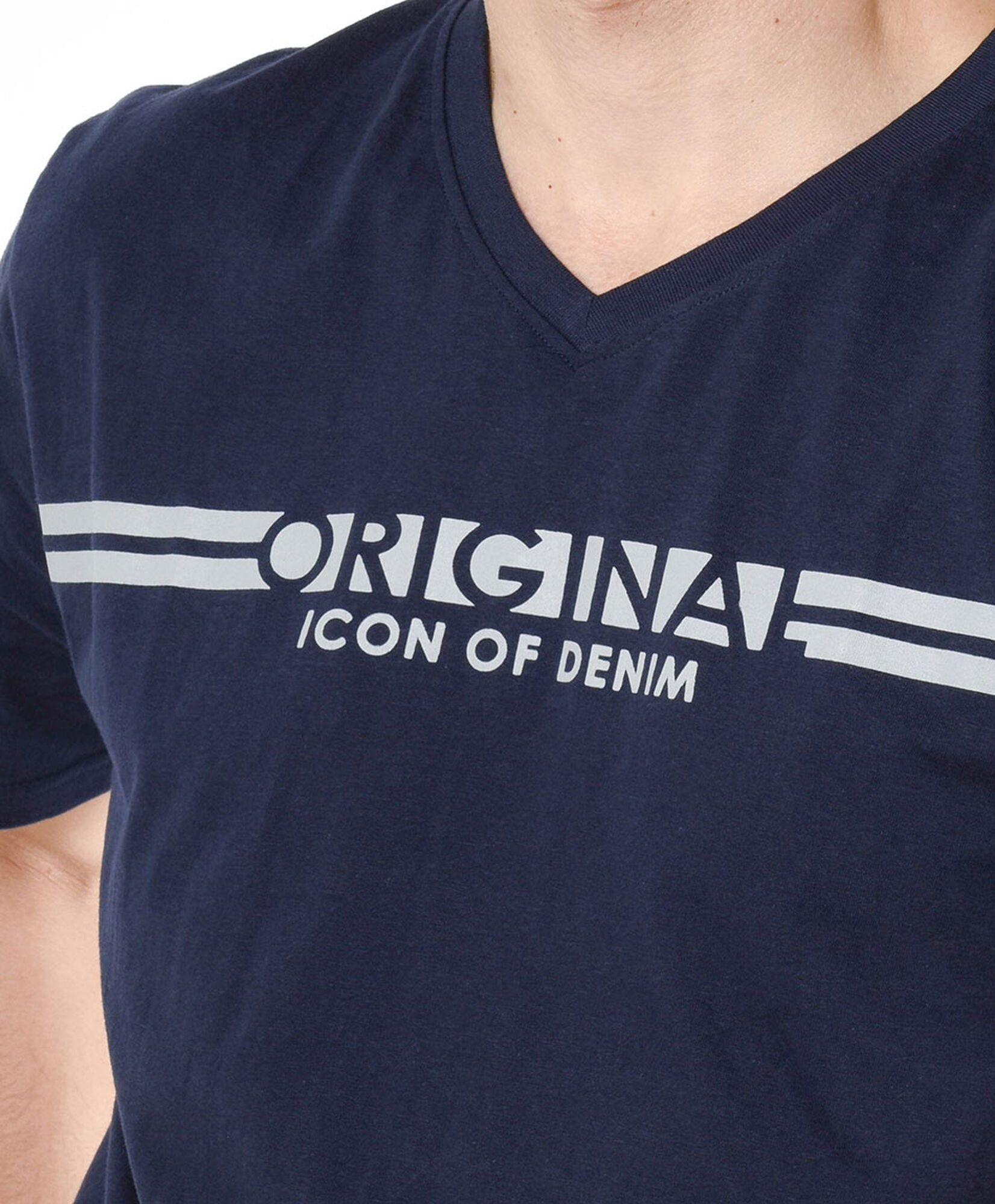 Polera hombre línea central Polera hombre línea central