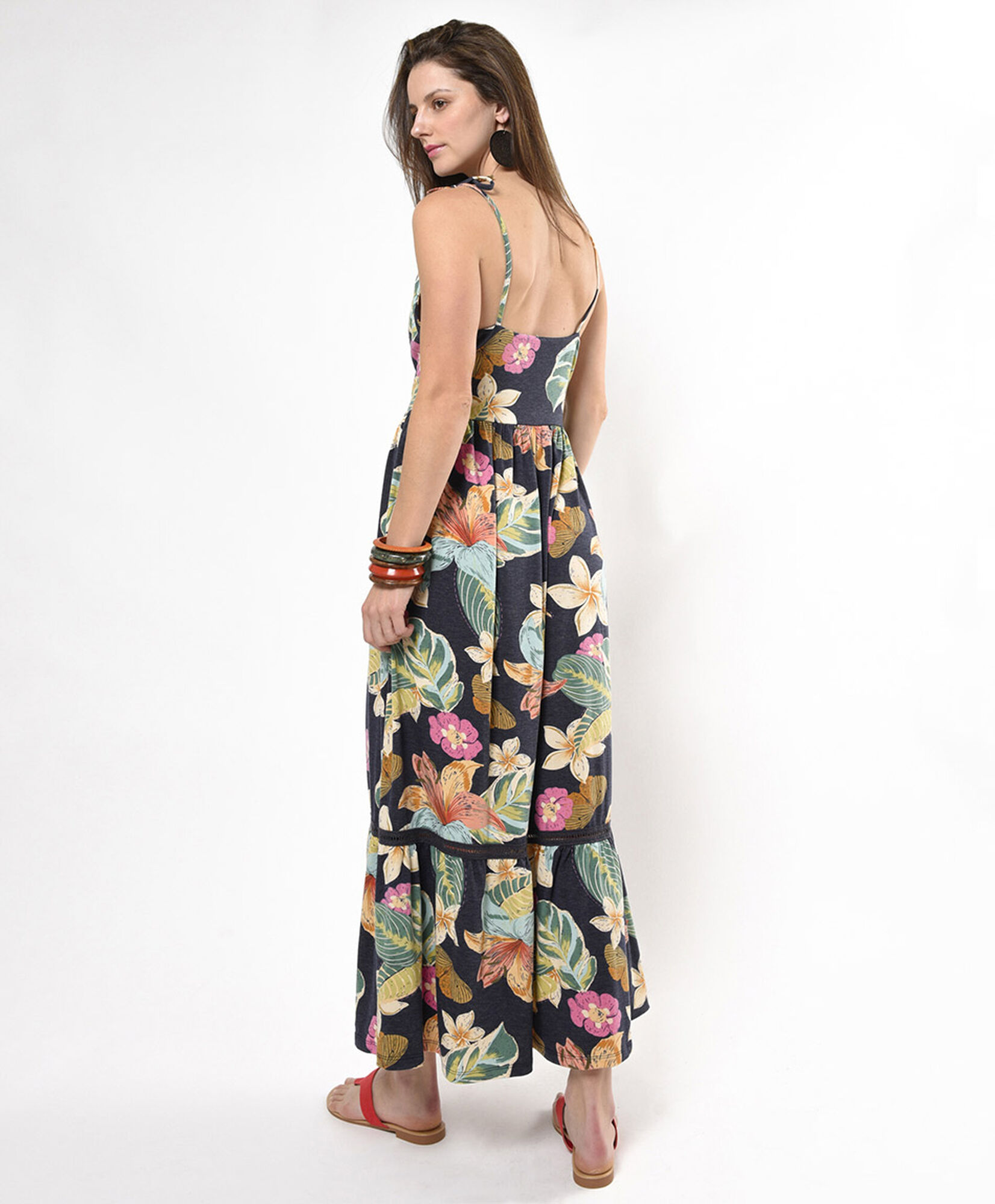 Vestido largo mujer floreado Vestido largo mujer floreado